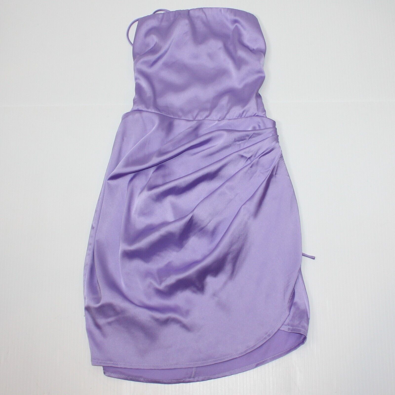 Other Lucy in the Sky Satin Open Back Lea Love Affair Periwinkle Size XS / US 0-2 / IT 36-38 - 8 Thumbnail