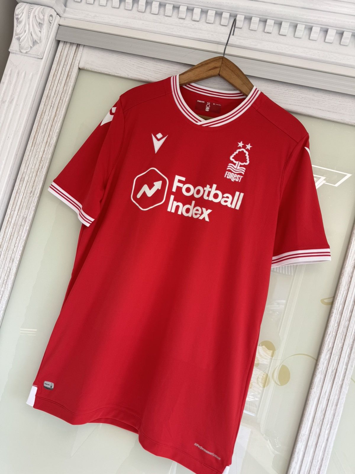 Macron Nottingham Forest 2020-2021 Home Soccer Jersey Football Kit Size US XL / EU 56 / 4 - 3 Thumbnail