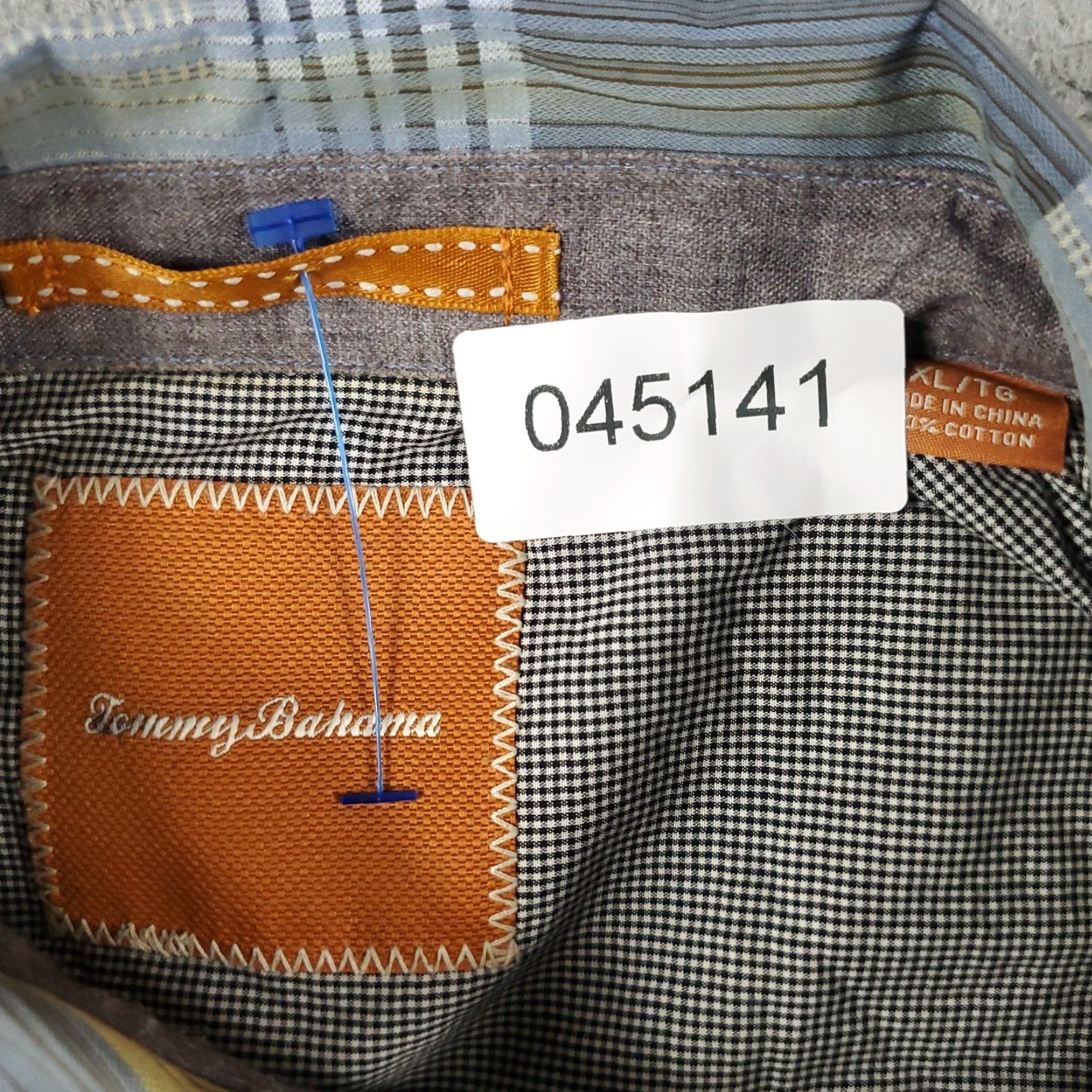 Tommy Bahama Tommy Bahama Button-Up Shirt Mens XL Brown Plaid Long Sleeve Casual Size US XL / EU 56 / 4 - 6 Thumbnail