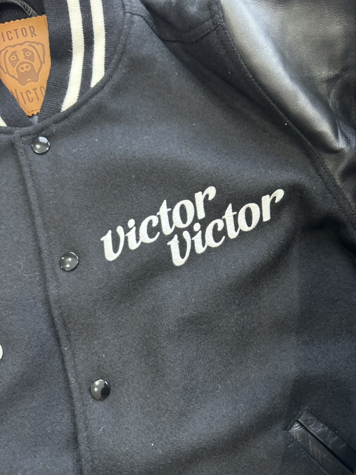 Human Made VICTOR VICTOR VARSITY JACKET Size US XL / EU 56 / 4 - 3 Thumbnail