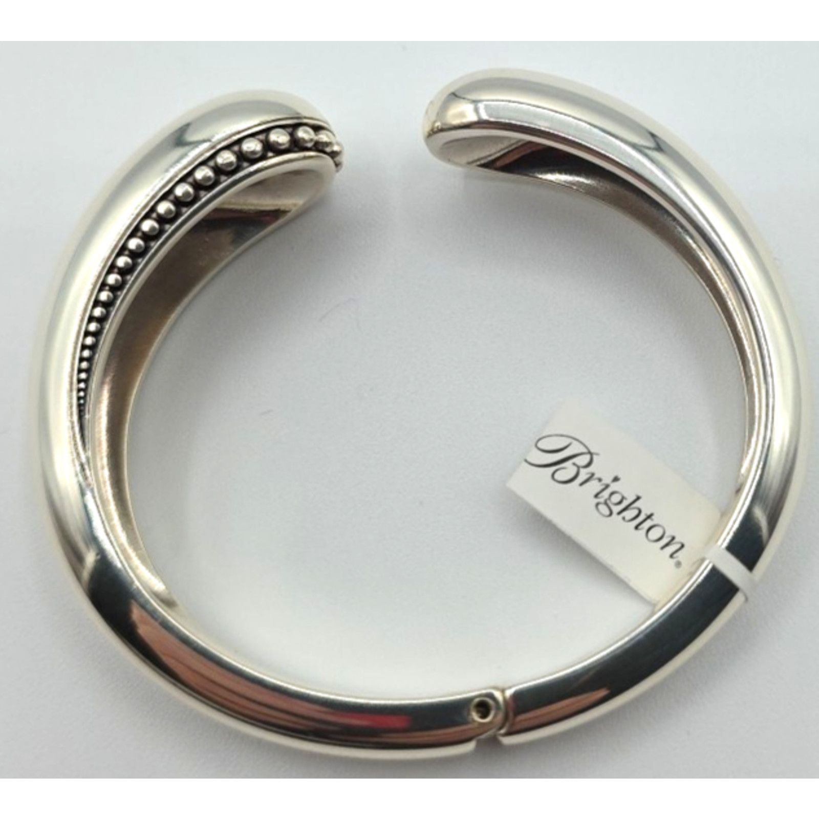 Brighton Silver Plated Pretty Tough Droplet Hinged Bracelet New Brighton Silver Plated Pretty Tough Droplet Hinged Bangle Bracelet main image 1