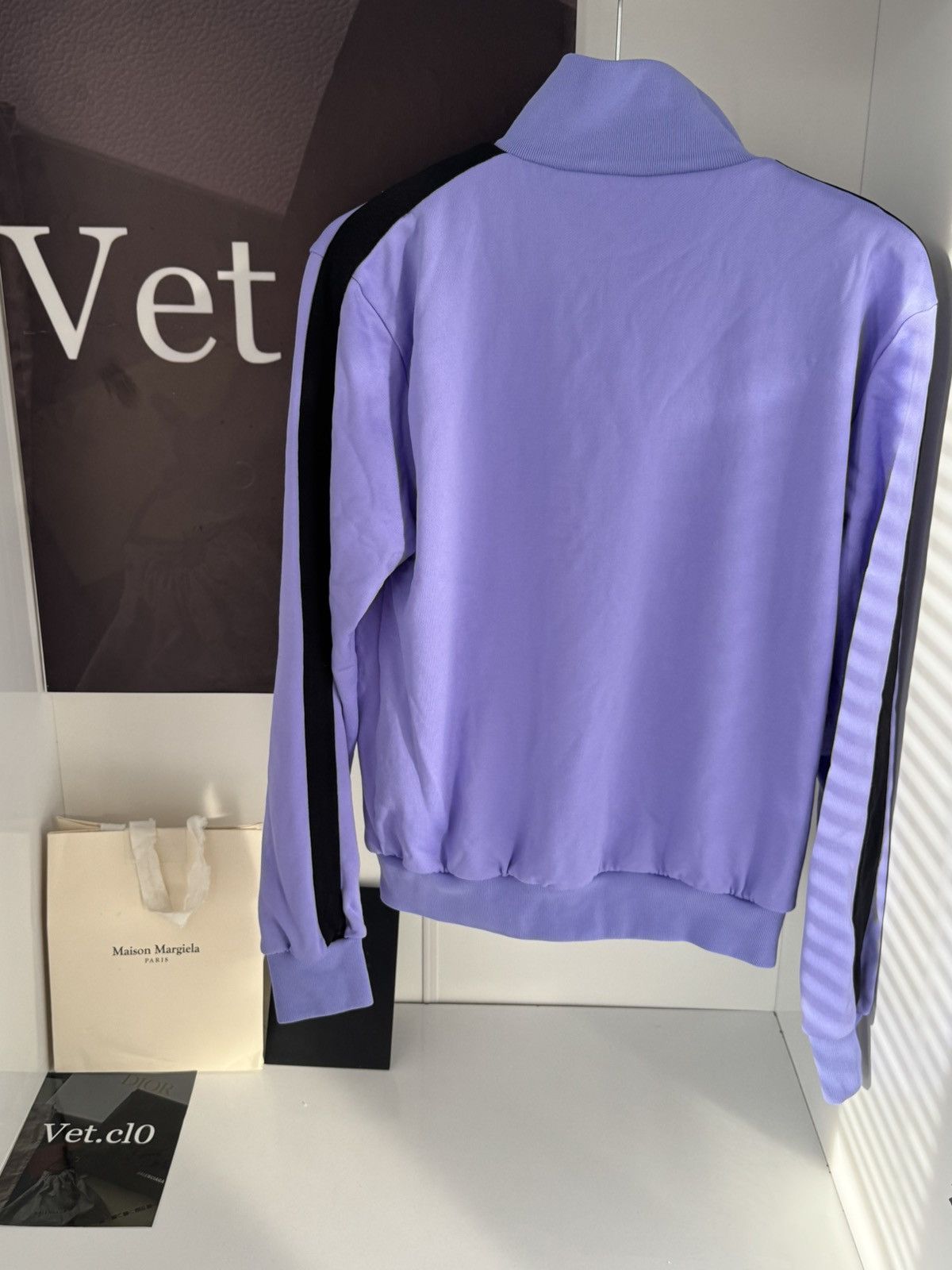 Balenciaga ⛔️Balenciaga purple track zip hoodie 38 Size S / US 4 / IT 40 - 3 Thumbnail