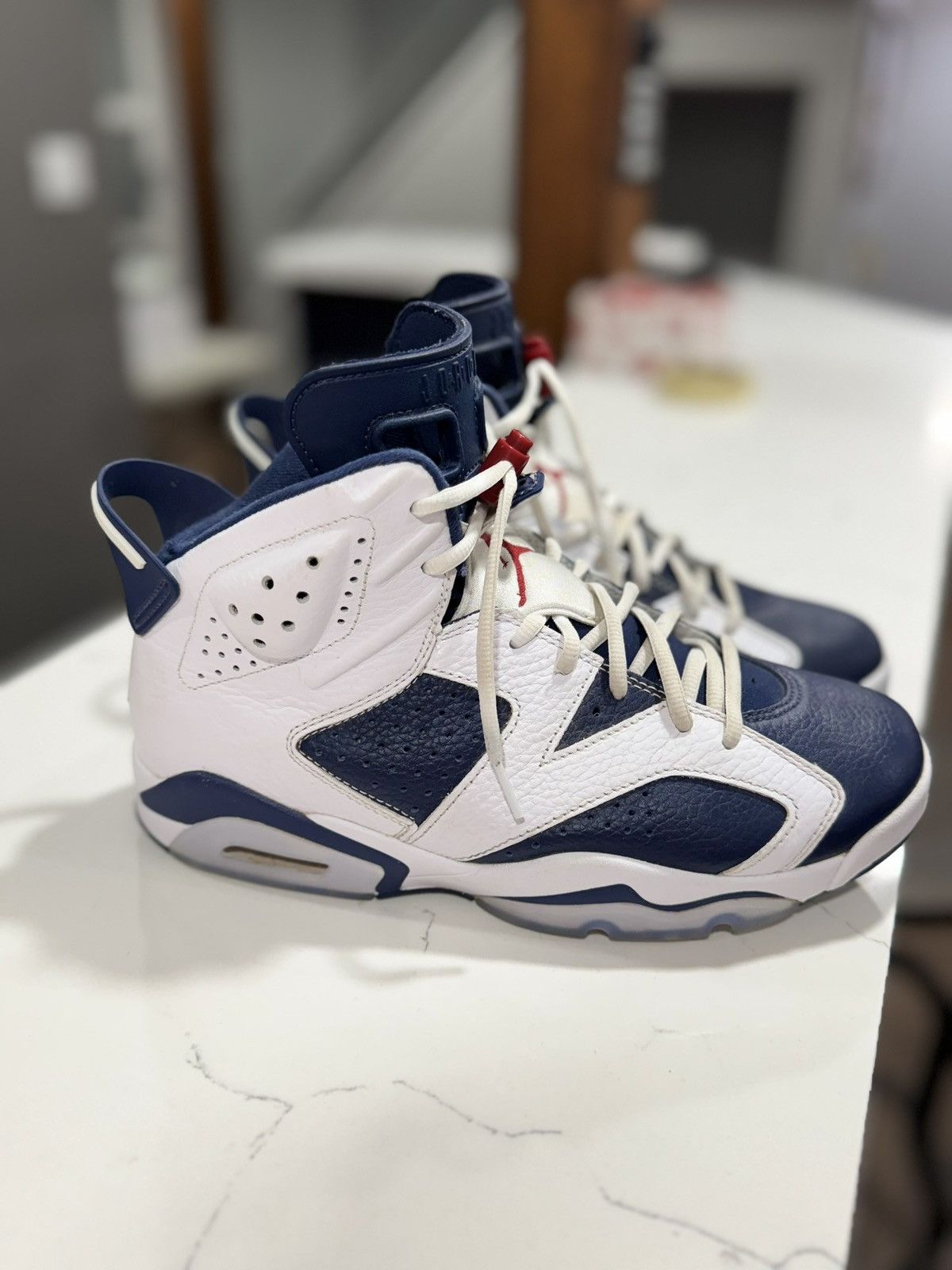 Jordan Brand Air Jordan 6 Retro Olympic (2024) Size US 9.5 / EU 42-43 - 10 Thumbnail