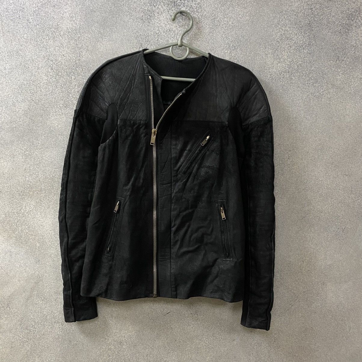 Rick Owens Rick Owens Jacket Leather Biker Style Size US S / EU 44-46 / 1 - 1 Thumbnail