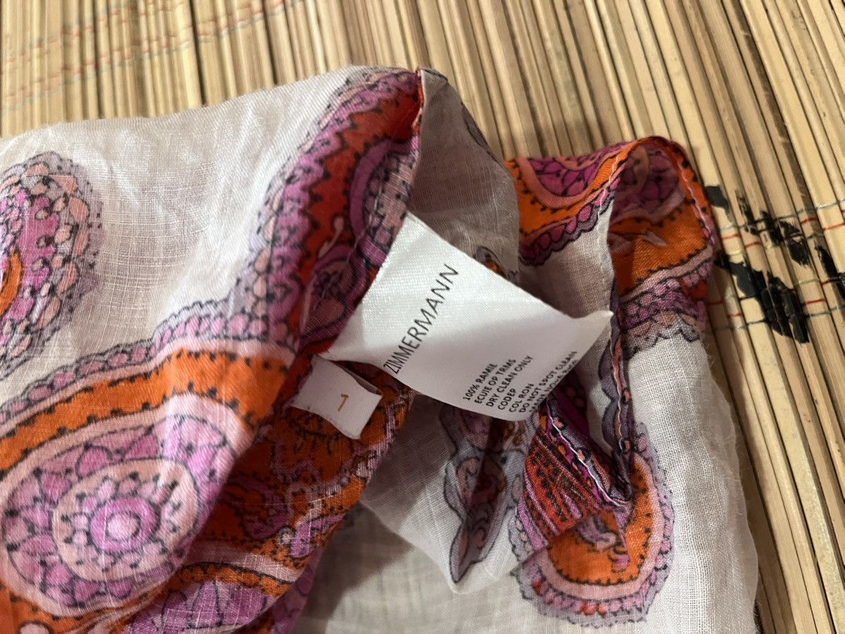 Zimmermann Zimmermann Paisley Blouse Size ONE SIZE - 7 Thumbnail