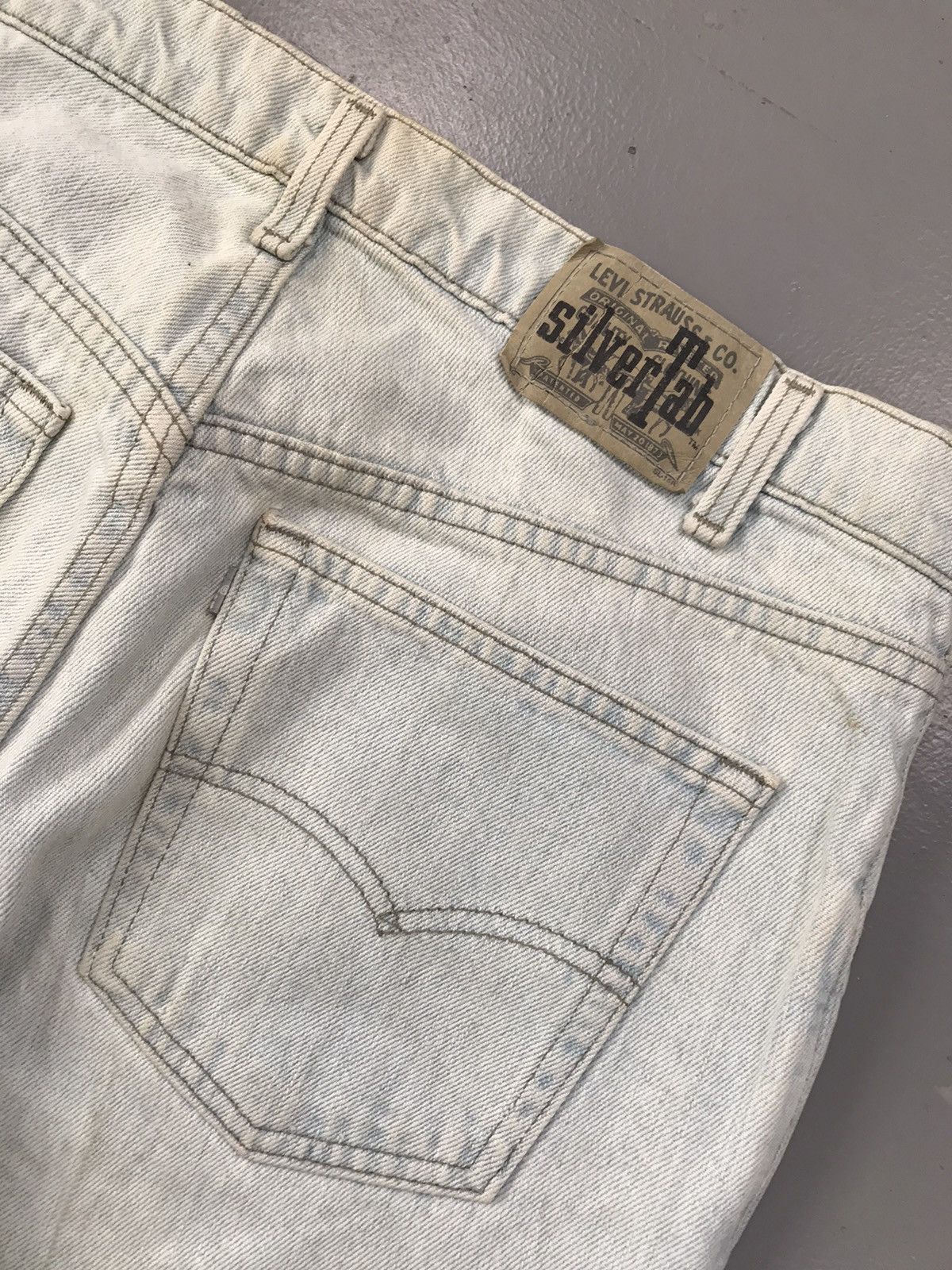 Levi's × Vintage Early 90s Vintage Levi’s silver tab denim Size US 36 / EU 52 - 9 Thumbnail
