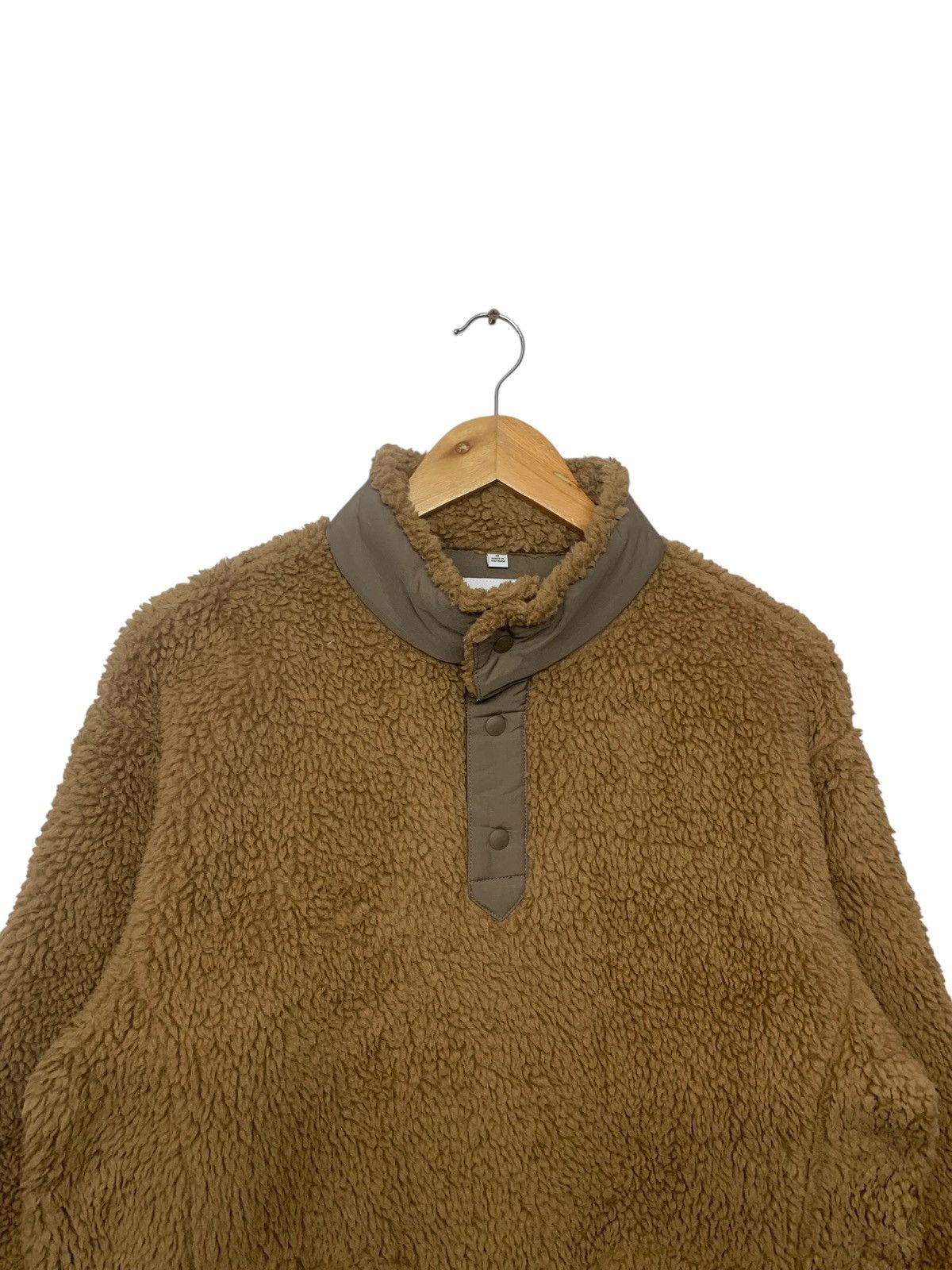 Uniqlo × White Mountaineering Uniqlo X White Mountaineering Half Button Fleece Nude Color Size US M / EU 48-50 / 2 - 4 Thumbnail