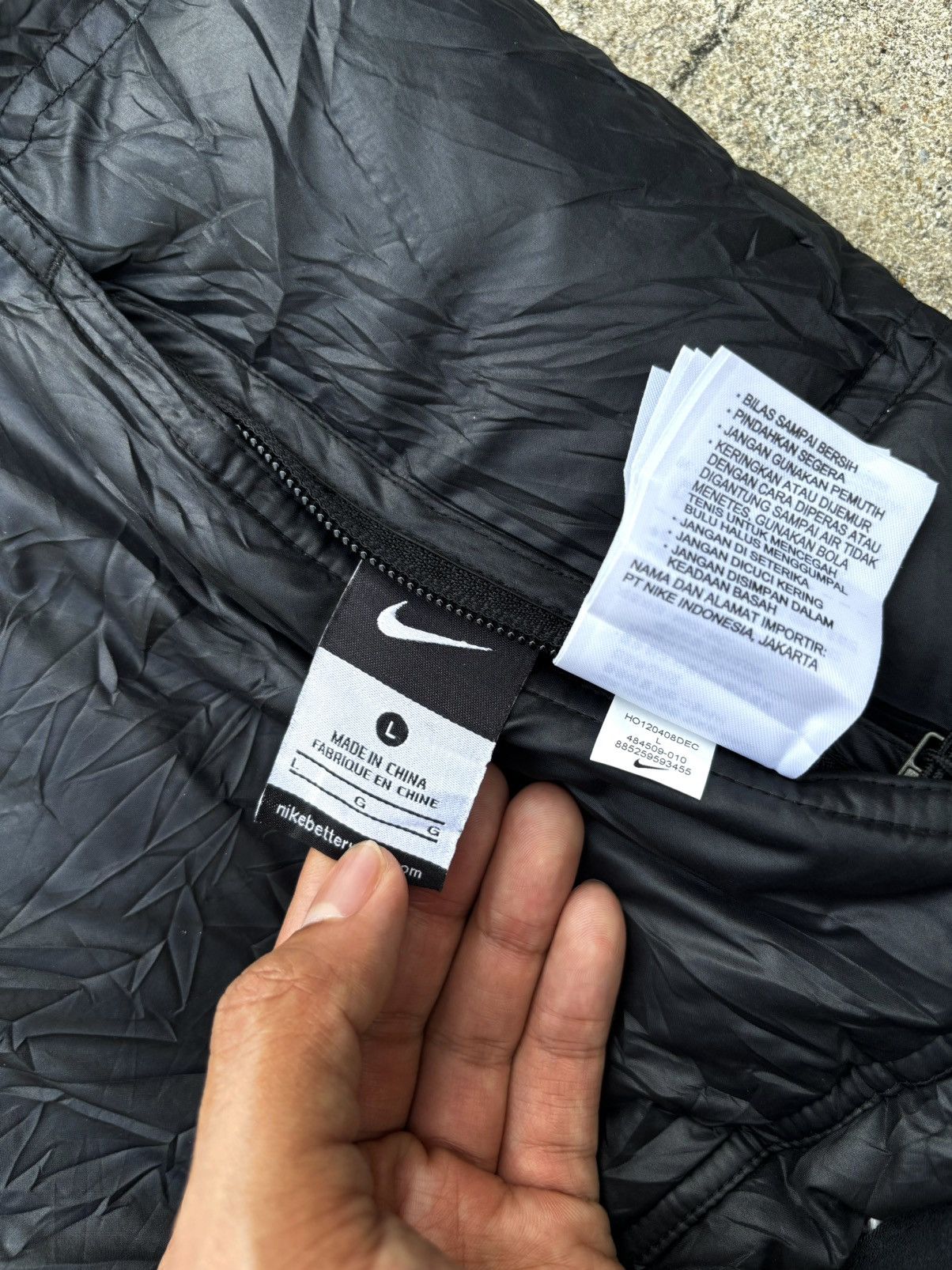 Nike Vintage Nike Puffer Jacket 2 in 1 Y2K Size US L / EU 52-54 / 3 - 7 Thumbnail
