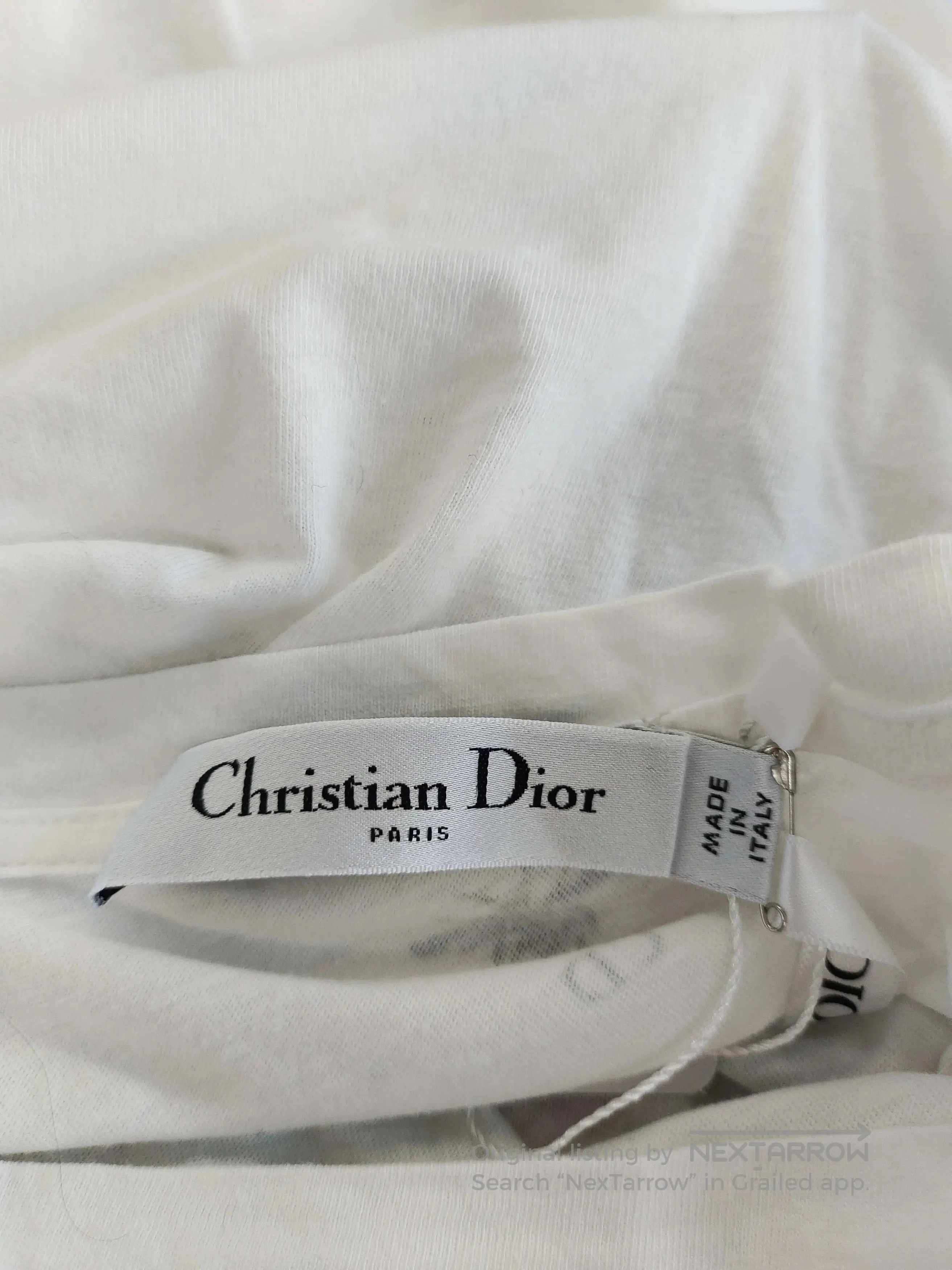 Dior white floral print short sleeve shirt. Size US S / EU 44-46 / 1 - 3 Thumbnail