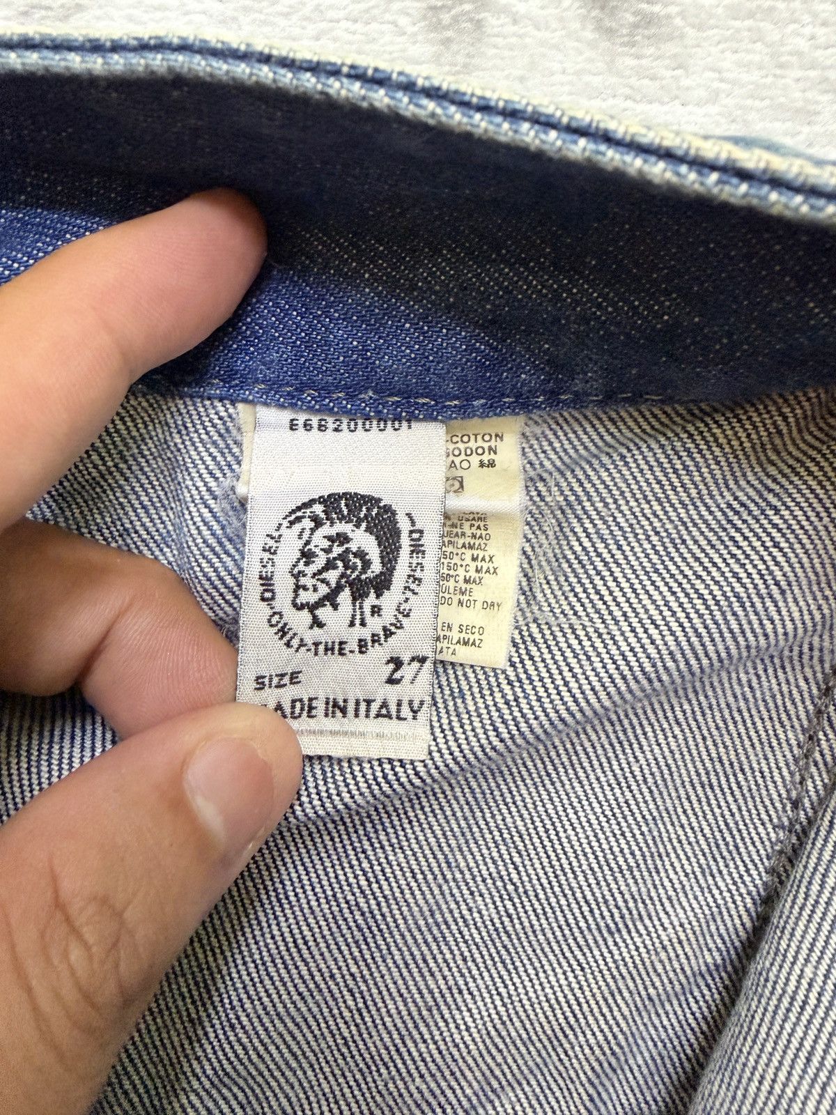 Diesel Diesel Bootcut Y2K Low Rise Distressed Light Wash Denim Size US 28 / EU 44 - 15 Thumbnail