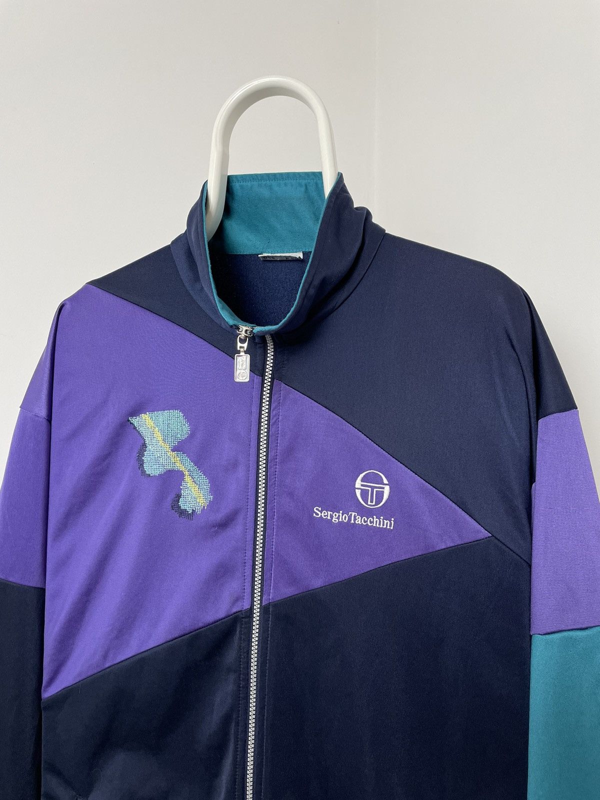 Sergio Tacchini × Vintage Light Jackets Sergio Tacchini Vintage Streetwear Size US XL / EU 56 / 4 - 3 Thumbnail