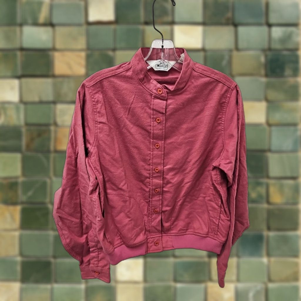 Vintage VINTAGE Woolrich Shirt Womens Large Chamois Flannel JACKET Western USA Pink Cotton Long Sleeve Collared Button-Up Regular Womens Size L / US 10 / IT 46 - 1 Thumbnail