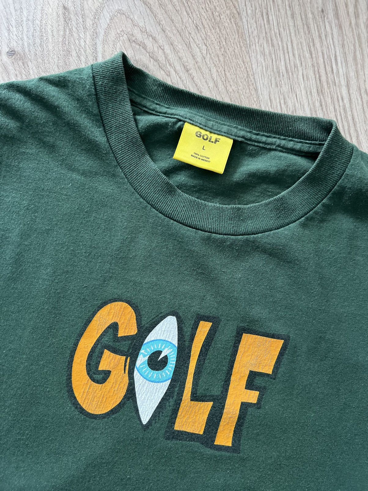 Golf Wang × Golf le Fleur Golf Wang Eye Green Tee Rare Size US L / EU 52-54 / 3 - 3 Thumbnail