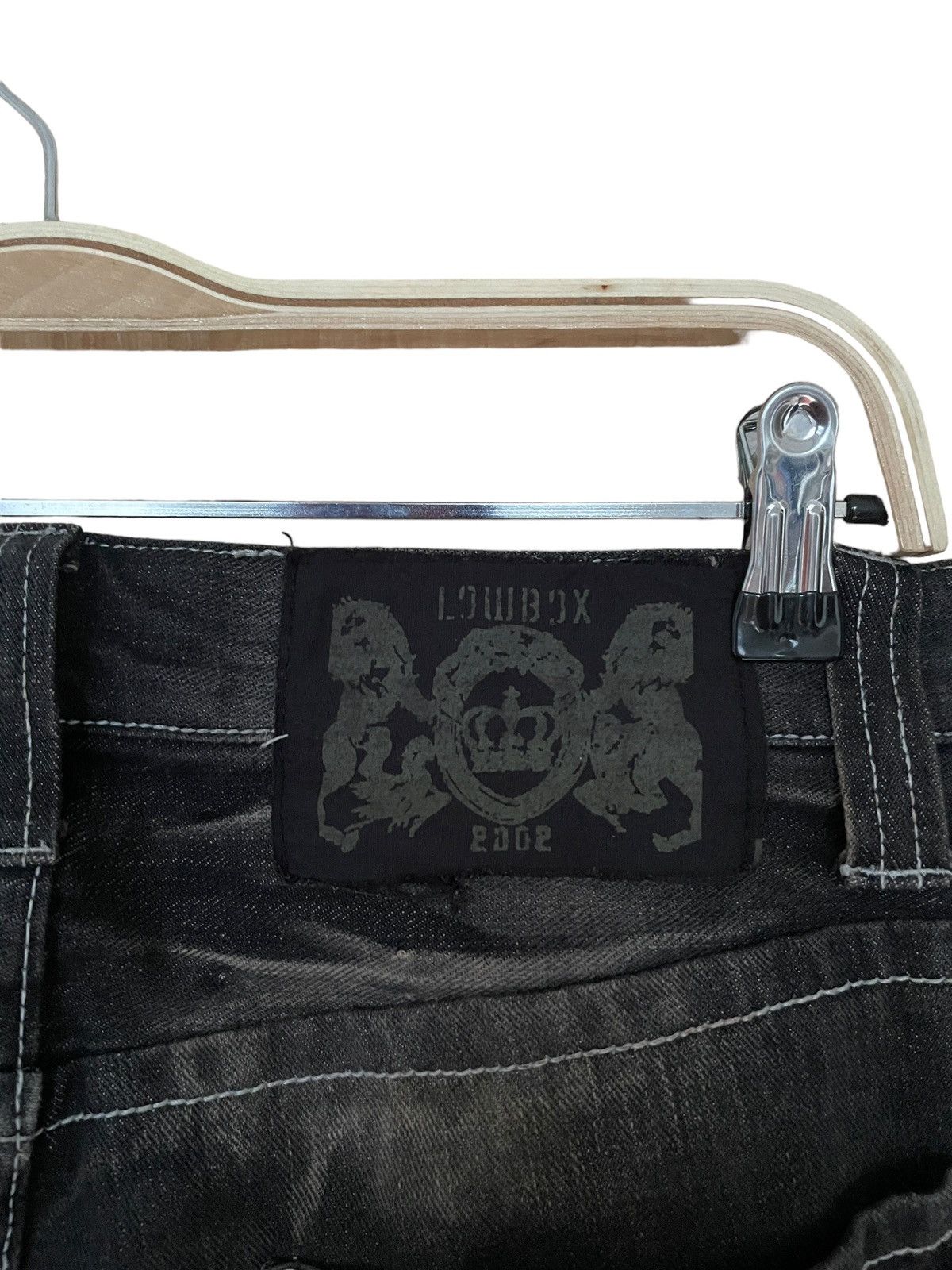 If Six Was Nine × LOWBOX × Le Grande Bleu (L.G.B.) Vintage Brand Lowbox Jeans 1990s Size US 30 / EU 46 - 14 Thumbnail