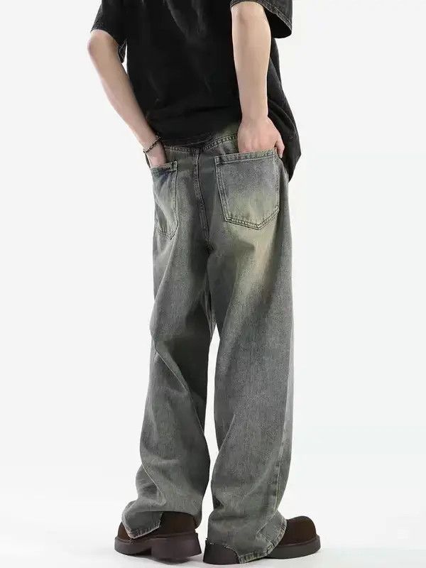 VIBE Light Blue High Street Vintage Loose Casual Pants Size US 29 - 6 Thumbnail
