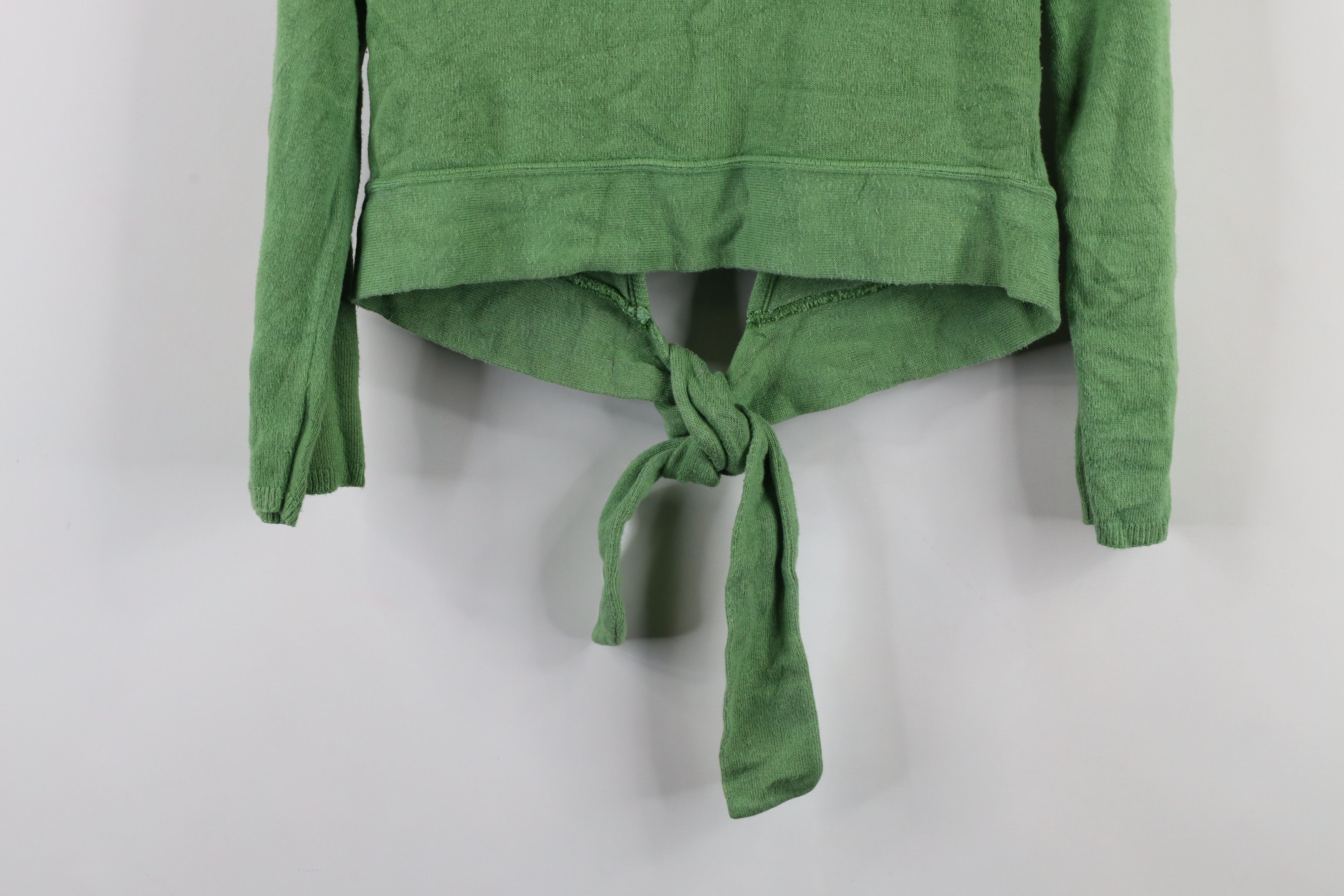 Vintage Vintage 90s Y2K Babydoll Bella Tie Wrap Knit Sweater Green Size S / US 4 / IT 40 - 11 Thumbnail