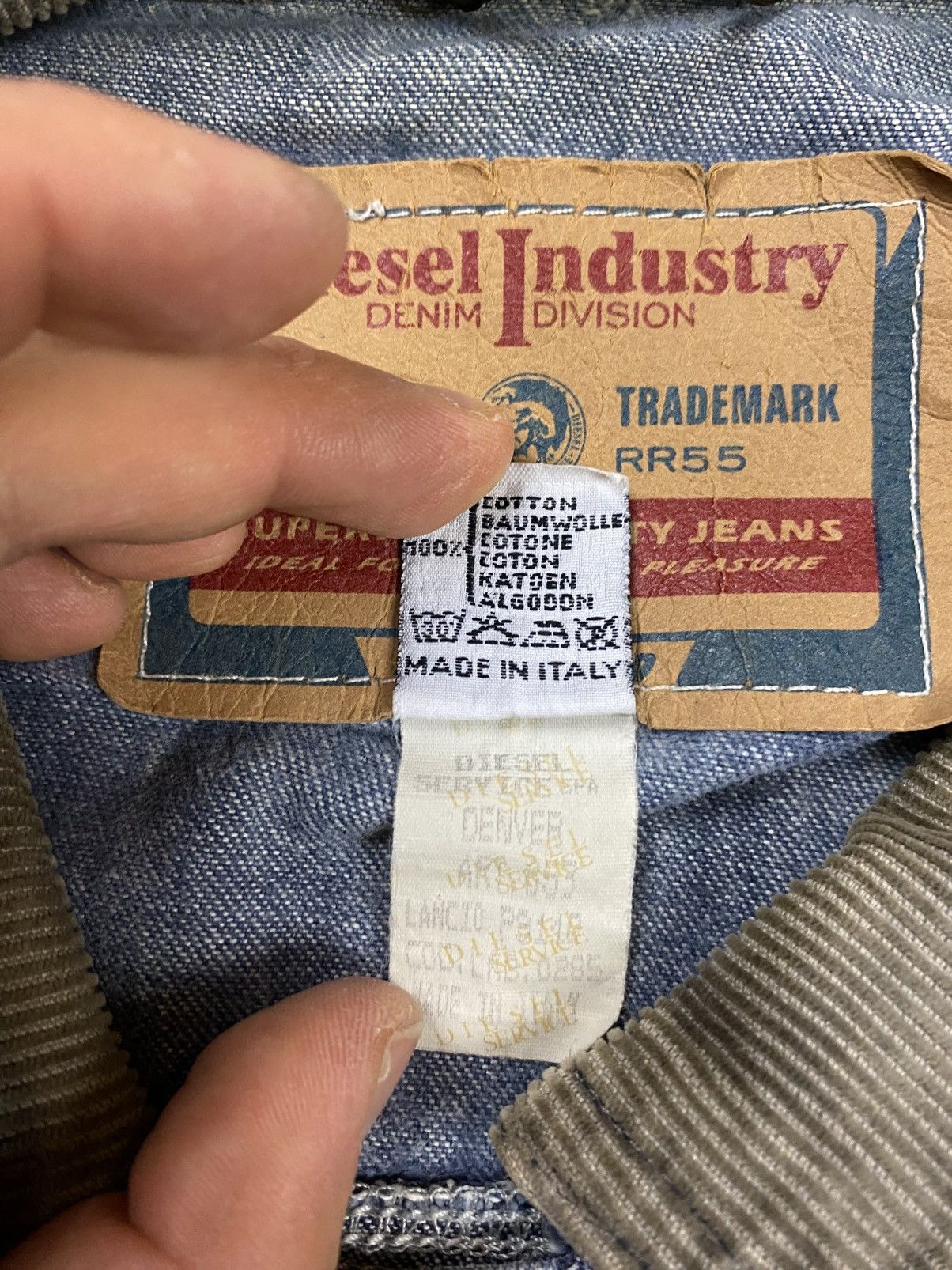Diesel Diesel denim jacket vintage trashed made in italy archive Size US XXL / EU 58 / 5 - 6 Thumbnail