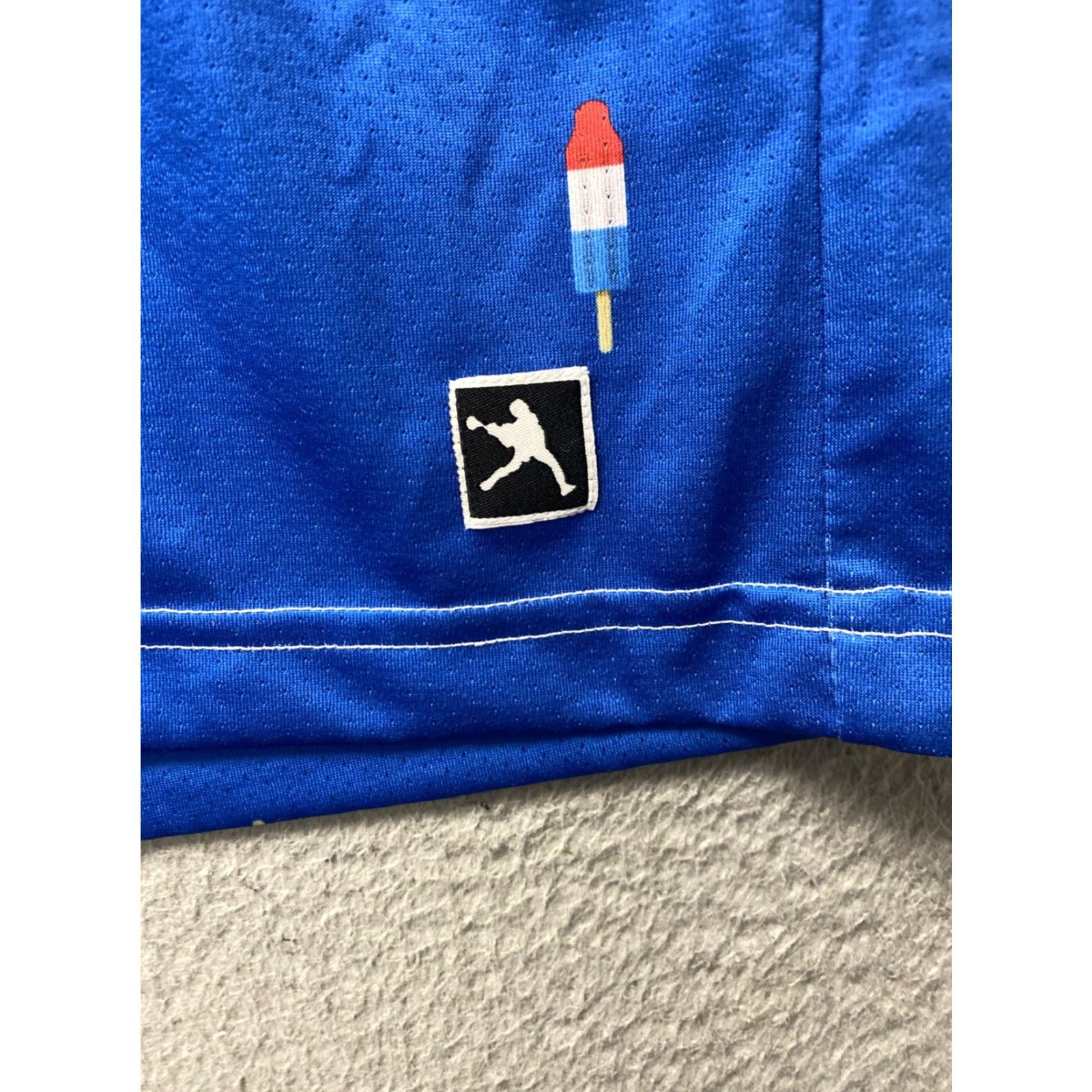 Vintage Lacross Polo Club Trunk Short Men M Blue Popsicle Print Swim 121-46 Size US M / EU 48-50 / 2 - 3 Thumbnail