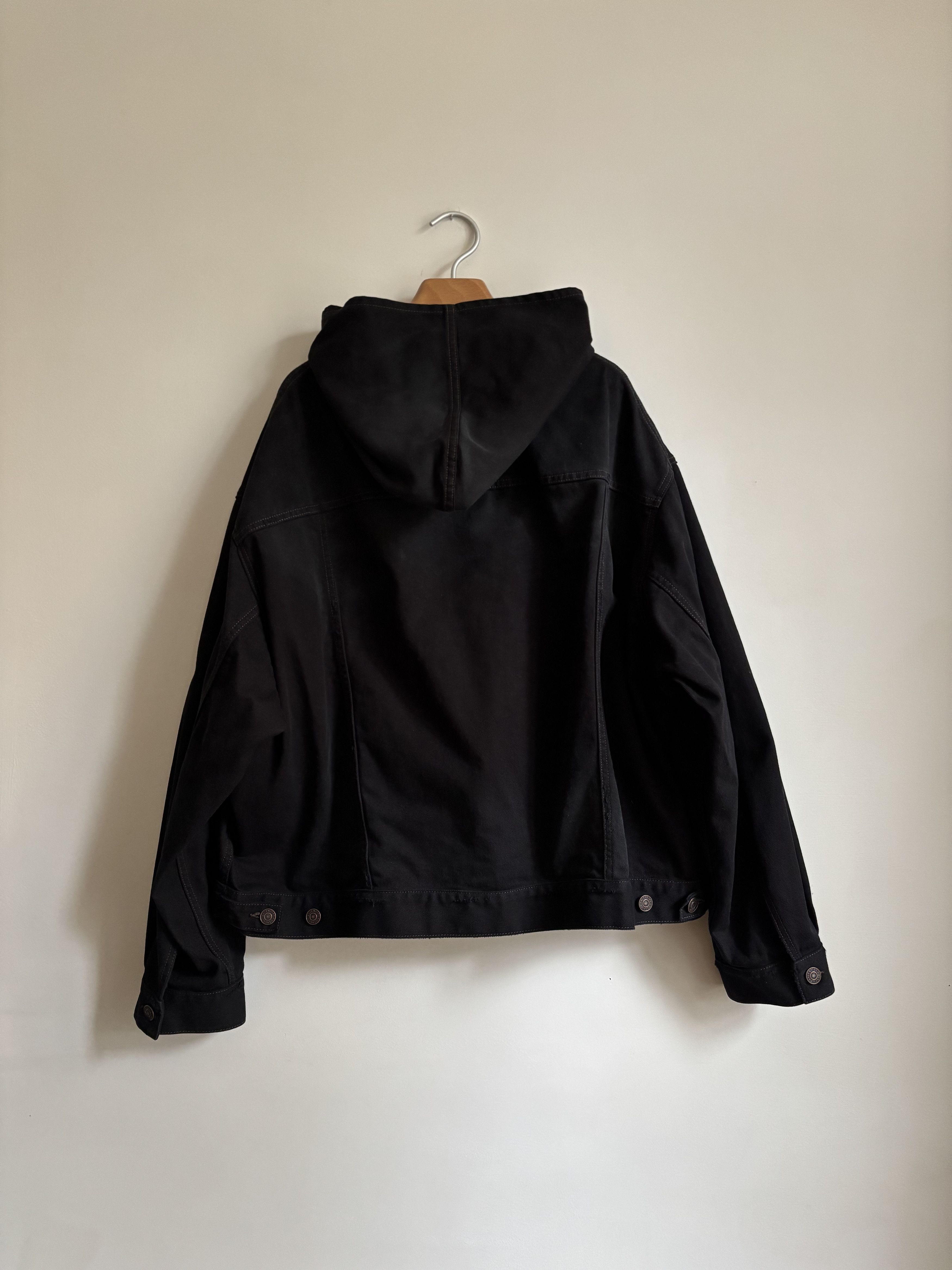 Balenciaga Denim Hoodie Pull-Over Size US S / EU 44-46 / 1 - 2 Thumbnail
