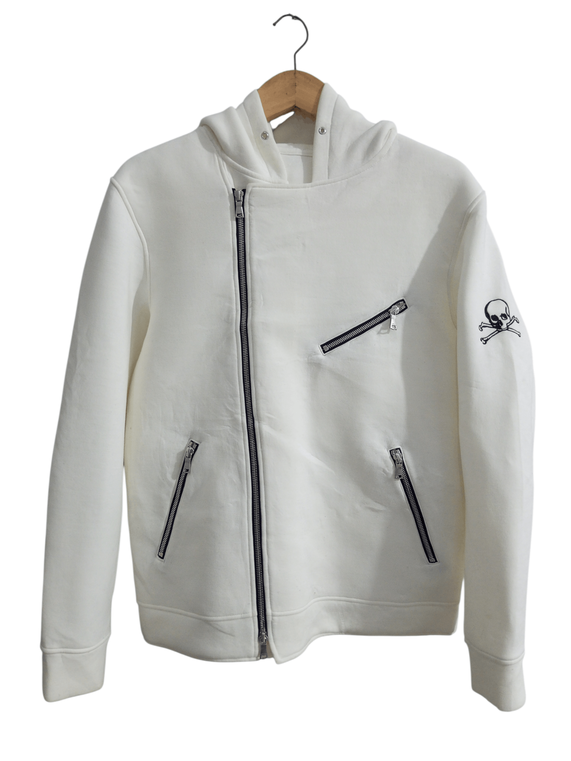 Loveless Vintage loveless skull multi zipper assymetric hoodie Size US M / EU 48-50 / 2 - 1 Thumbnail