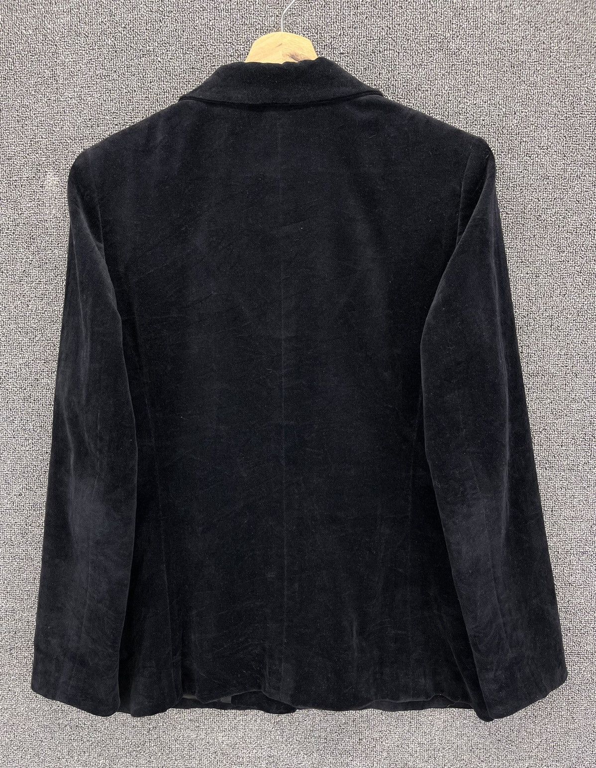 Yohji Yamamoto Vintage Yohji Yamamoto Ined Velvet Blazer Coat Jacket Size M / US 6-8 / IT 42-44 - 9 Thumbnail