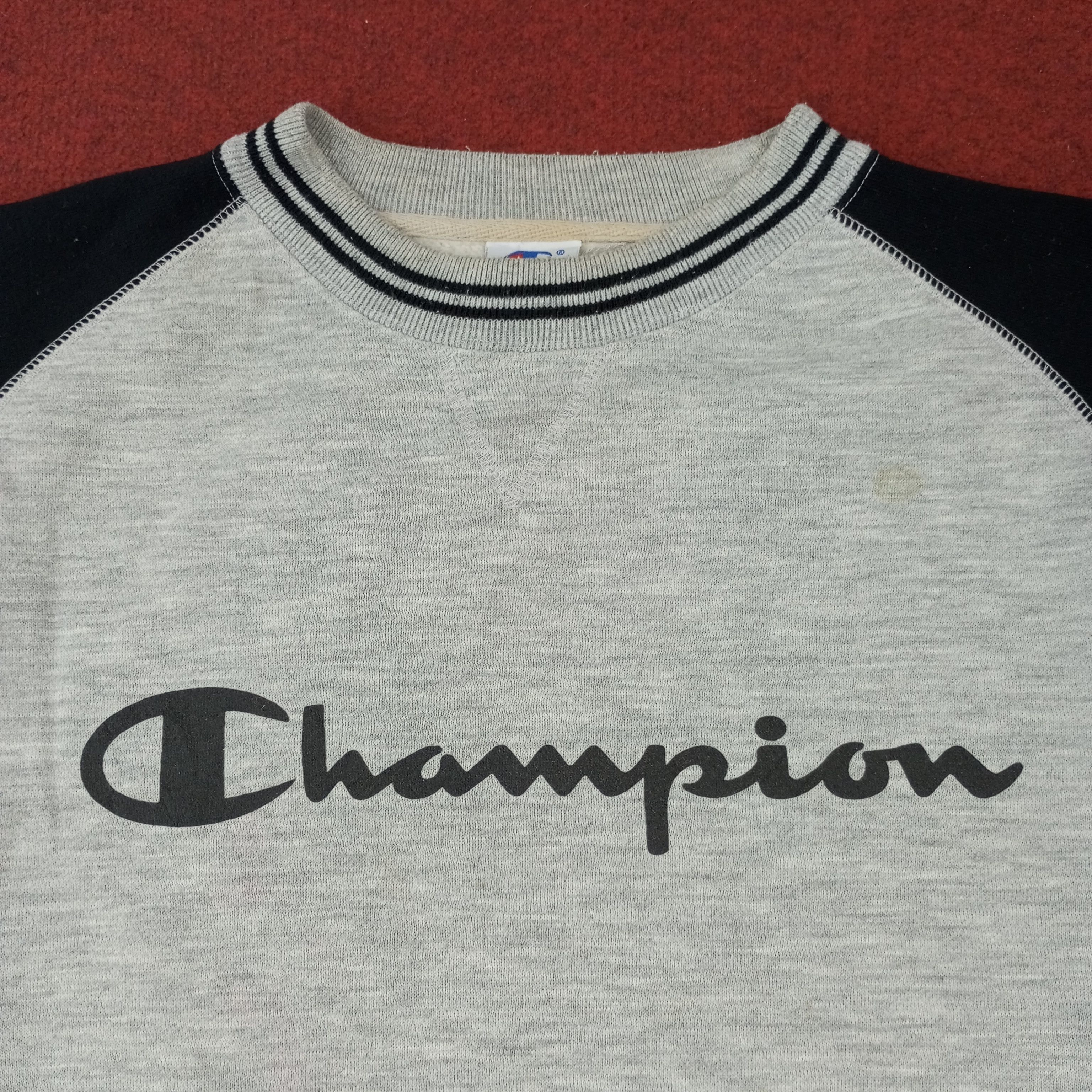 Champion × Vintage Champion Spellout Design Sweatshirt c230n15 Size US M / EU 48-50 / 2 - 2 Thumbnail