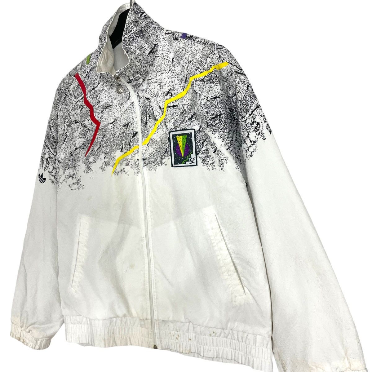 Adidas Vintage Adidas Descente Jacket Zipper Windbreaker Over Print Size US M / EU 48-50 / 2 - 3 Thumbnail