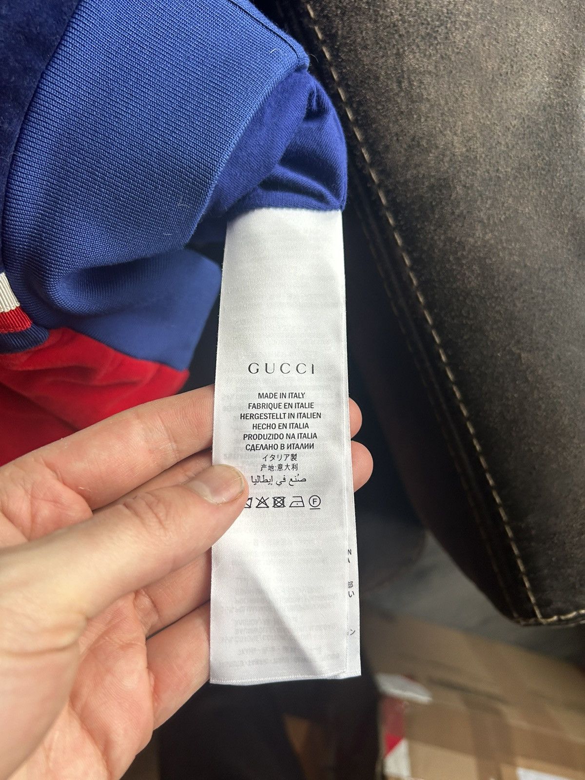 Gucci Velour Velvet Track Jacket Size US L / EU 52-54 / 3 - 11 Thumbnail