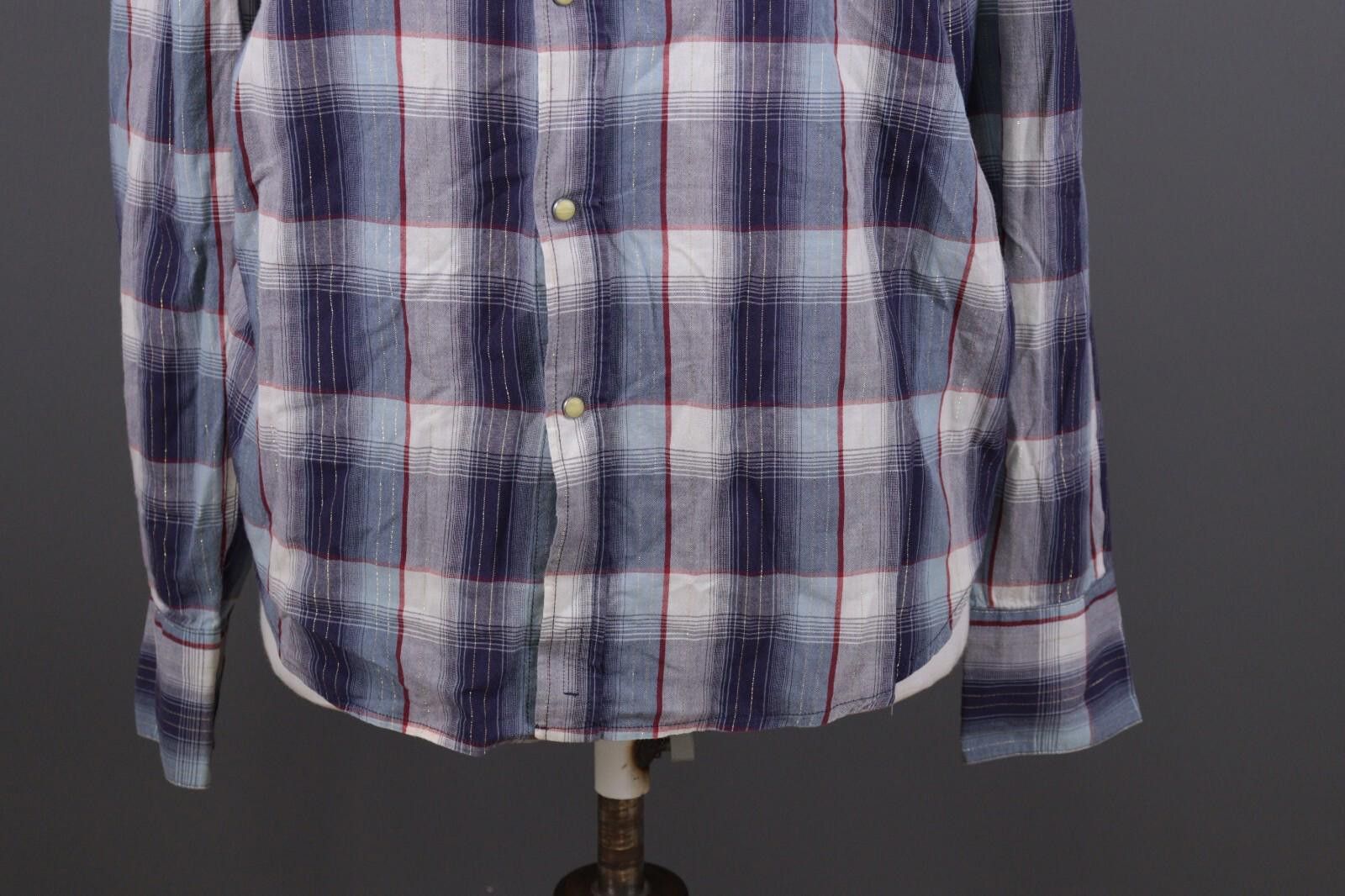 Nudie Jeans Nudie Jeans Multicolor Check Tunic Blouse Shirt Size L Size L / US 10 / IT 46 - 3 Thumbnail