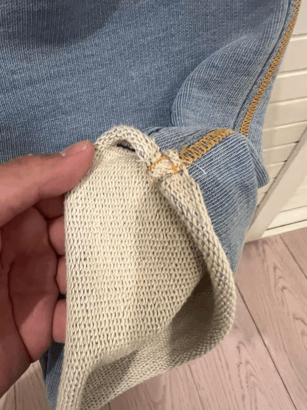 Undercover Sz 1 Undercover Denim Print Distressed Sweatpants-2508 Size US 30 / EU 46 - 4 Thumbnail