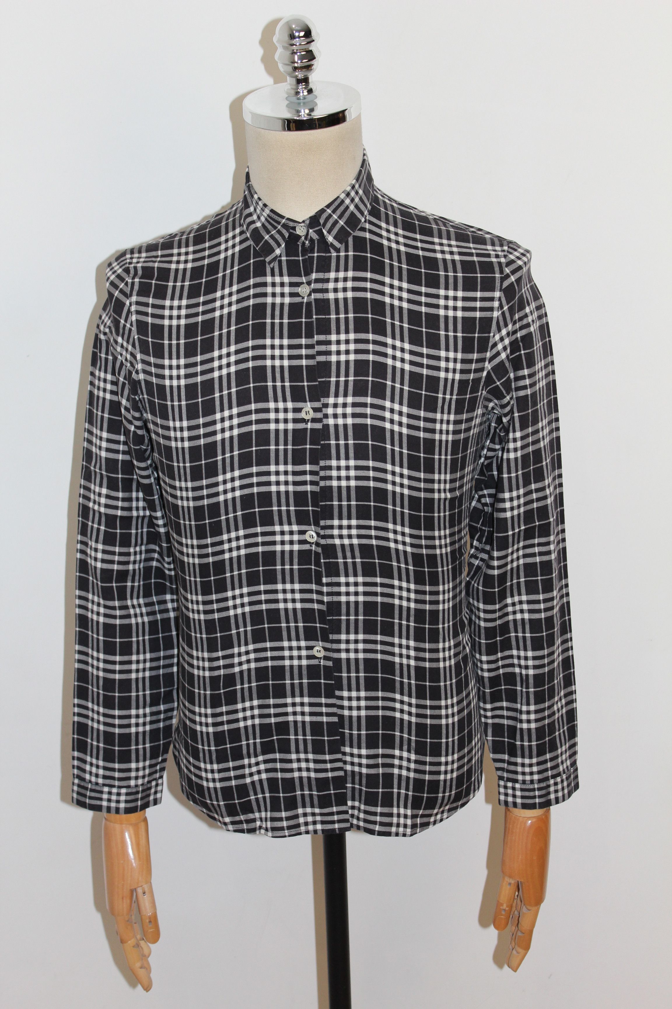 Burberry Women's BURBERRY Long Sleeve Shirt Size M / US 6-8 / IT 42-44 - 3 Thumbnail