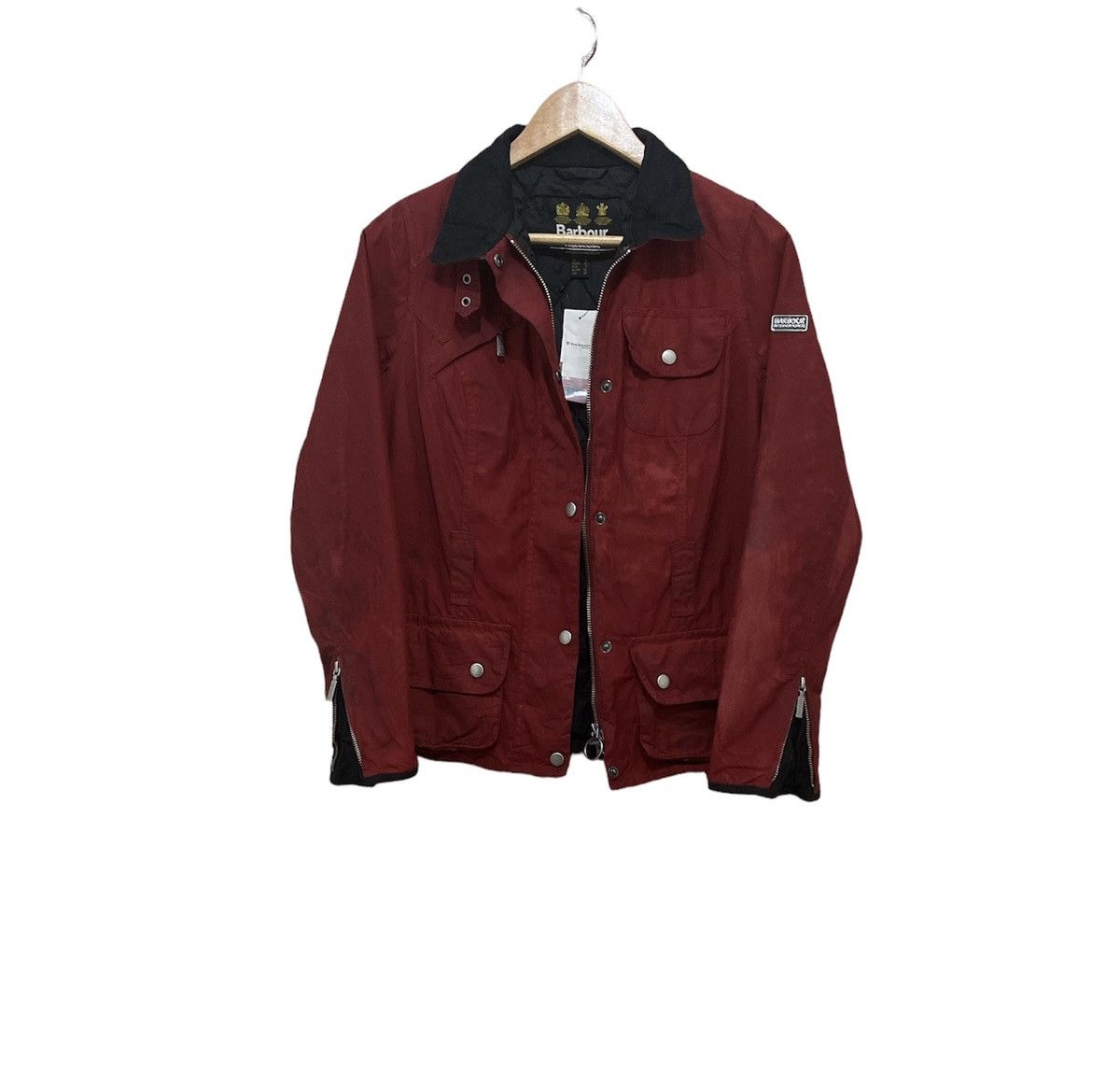 Barbour Barbour Hillberry Quilted Lined Waxed Riding Jacket Size S / US 4 / IT 40 - 4 Thumbnail