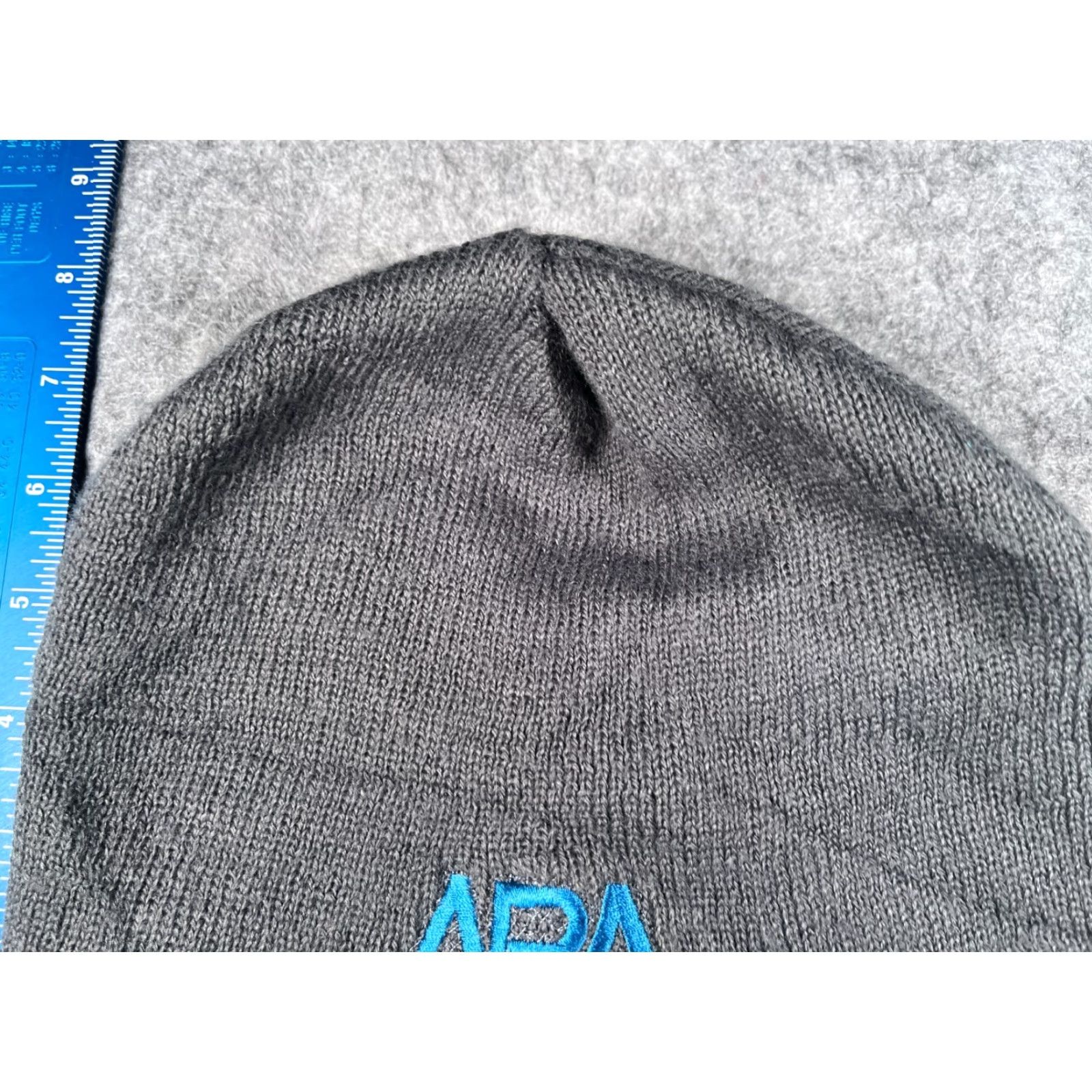Vintage American Bar Association Beanie Adult One Size Gray Knit 100% Acrylic Size ONE SIZE - 3 Thumbnail