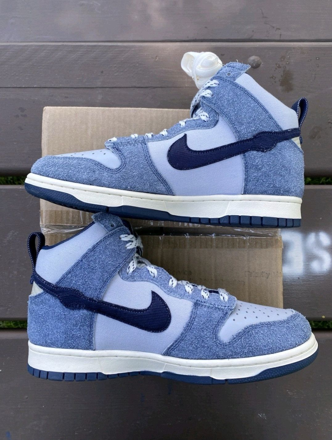 Nike VNDS Nike Notre X Dunk High Midnight Navy Size 10 Men Size US 10 / EU 43 - 4 Thumbnail
