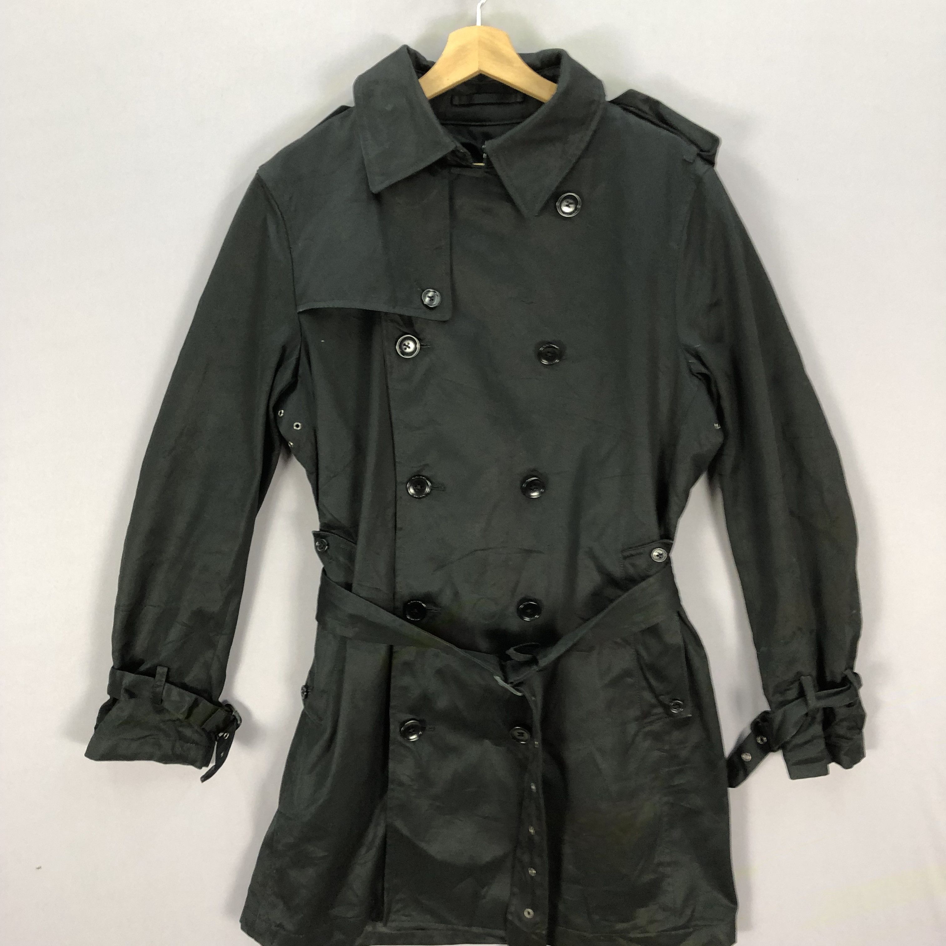 United Arrows × Vintage Vintage United Arrow Double Breasted Long Coat Jacket Size L / US 10 / IT 46 - 3 Thumbnail