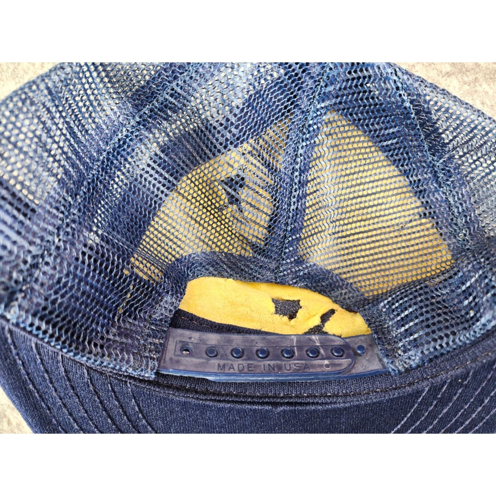 JW Anderson VINTAGE Anderson Motorola Communications Snapback Hat USA Distressed Blue One Size Men Hats USA 90s (if applicable) Size ONE SIZE - 2 Thumbnail