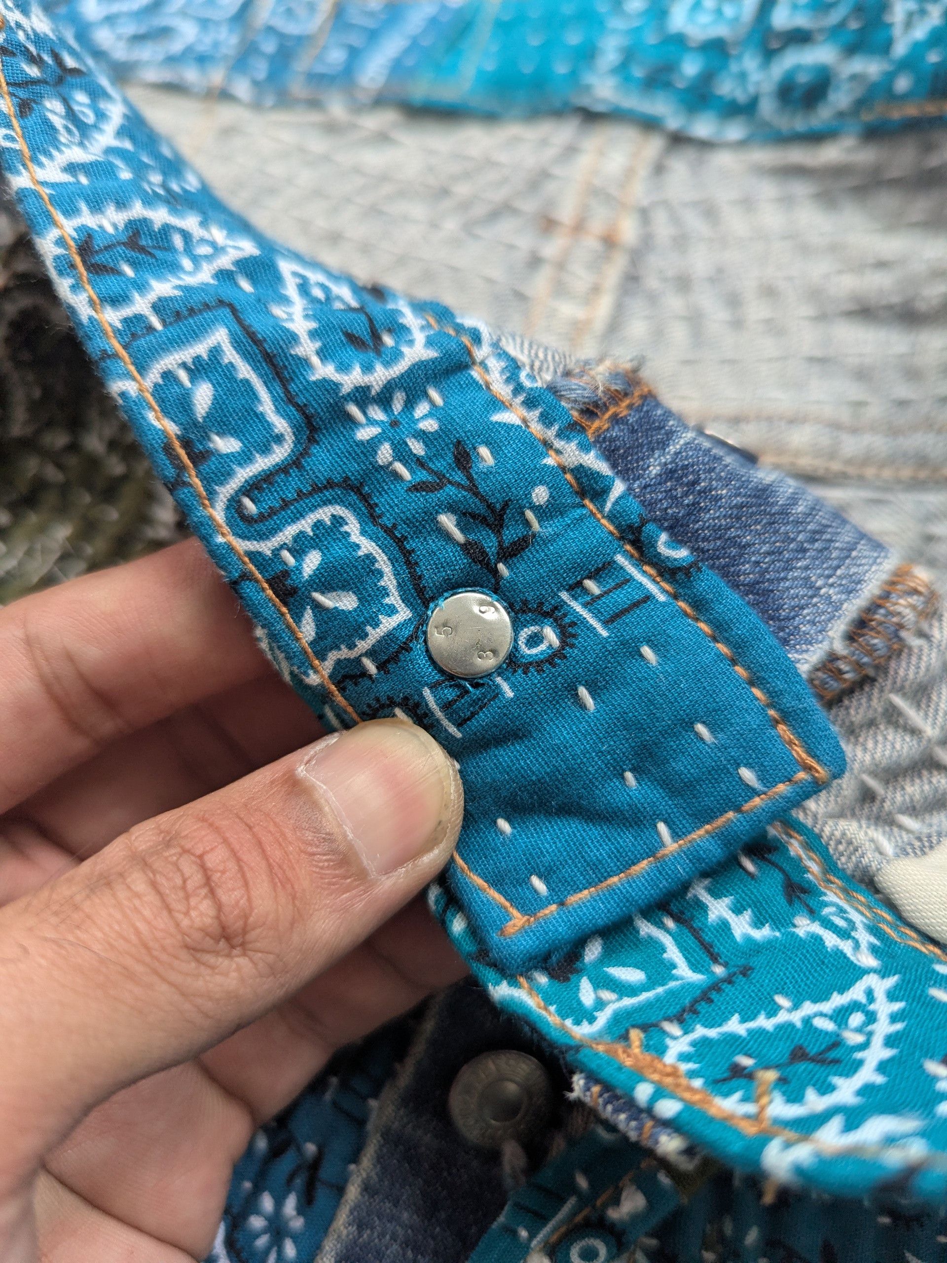 Levi's OFFER TODAY 🔥 Vintage Levis 501 Inspired Proleta Re Art Size US 35 - 15 Thumbnail