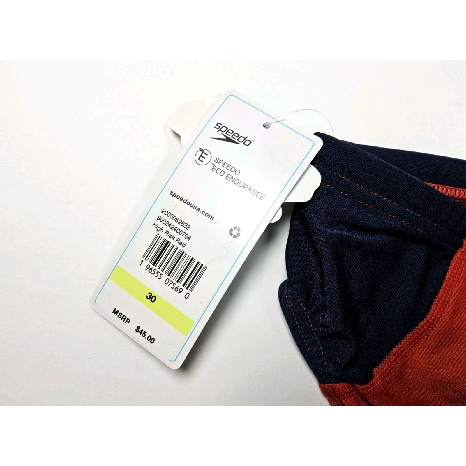 Speedo Speedo Swim Brief Swimsuit Eco Endurance Vibe Collection Red Size 30 Men Size US 30 / EU 46 - 3 Thumbnail