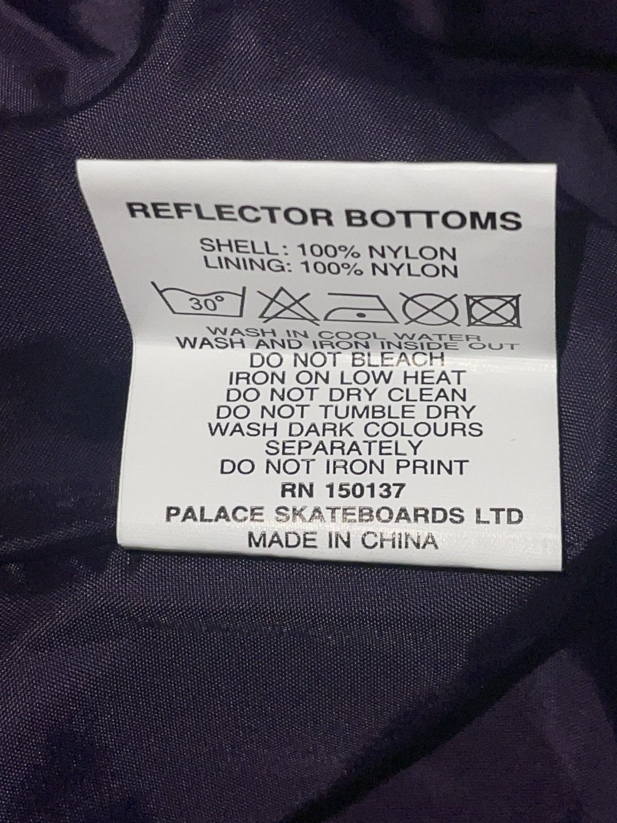 Palace Palace Reflector Bottoms Purple Size M Size US 32 / EU 48 - 6 Thumbnail