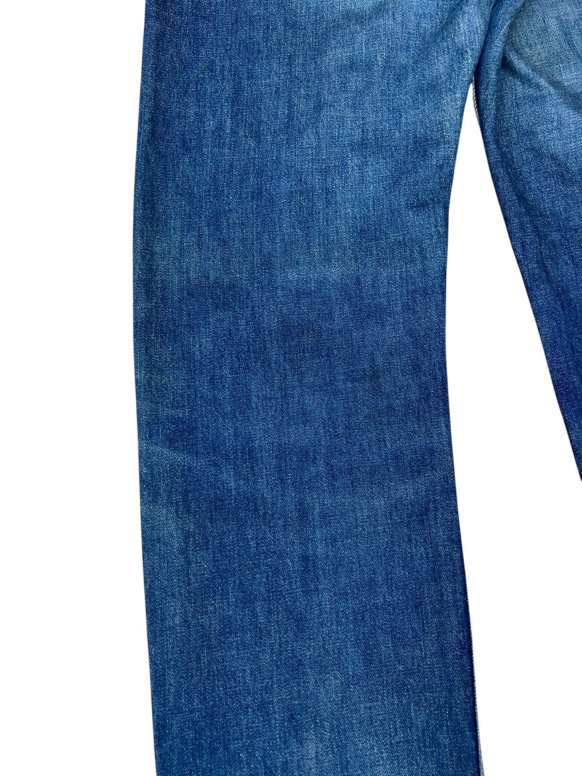 Wrangler 90s Wrangler Blue Bell Aging Mud Denim Selvedge Jeans Size US 31 - 16 Thumbnail
