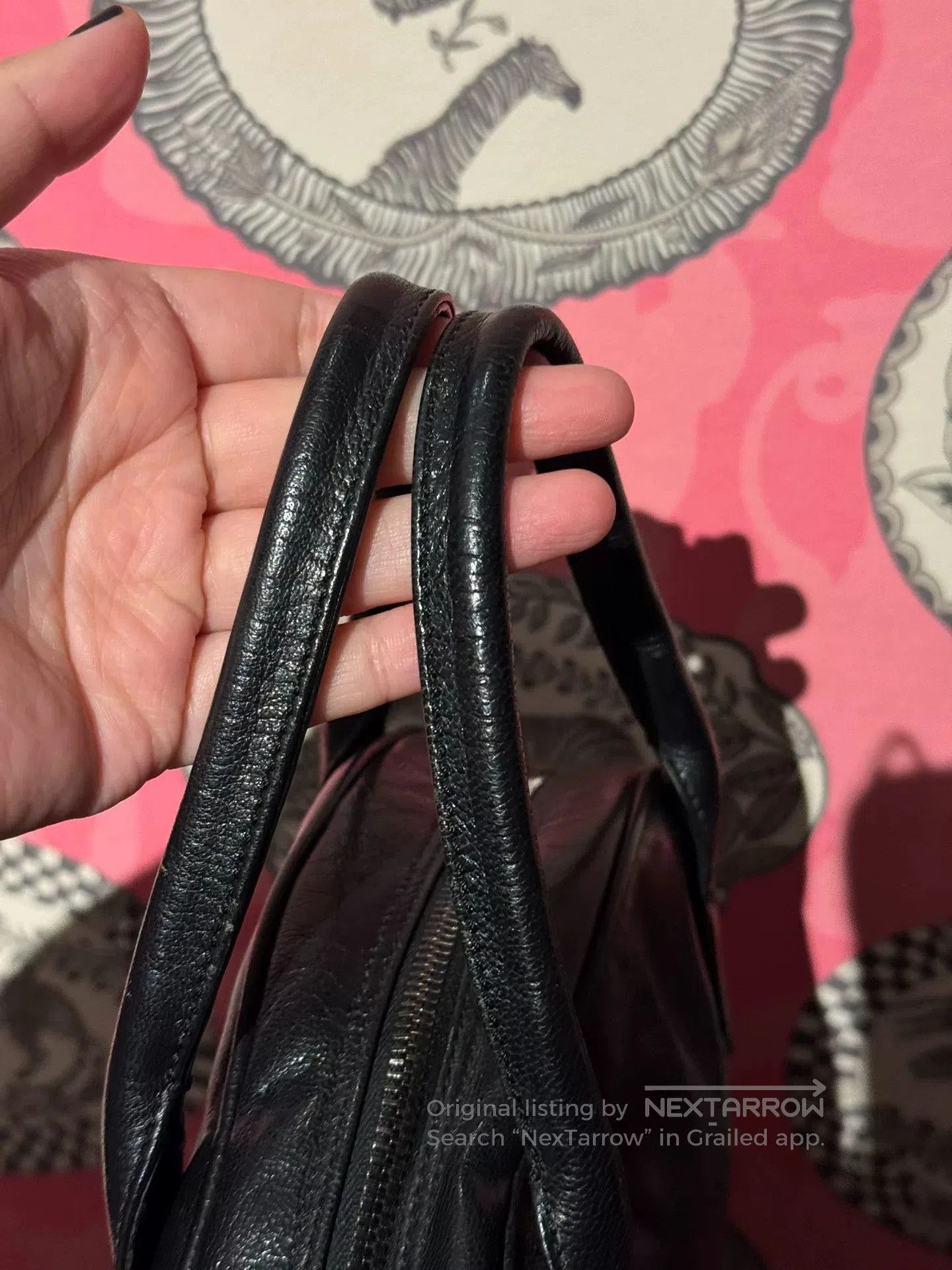 Vivienne Westwood Vivienne Westwood Black Round Tote Bag. Size ONE SIZE - 7 Thumbnail