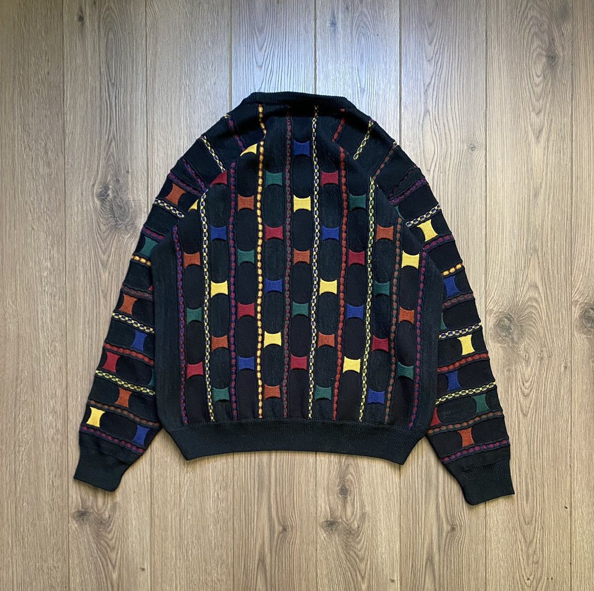 Vintage Vintage Montechiaro Coogi Style Knit Sweater Size 52 Size US L / EU 52-54 / 3 - 7 Thumbnail