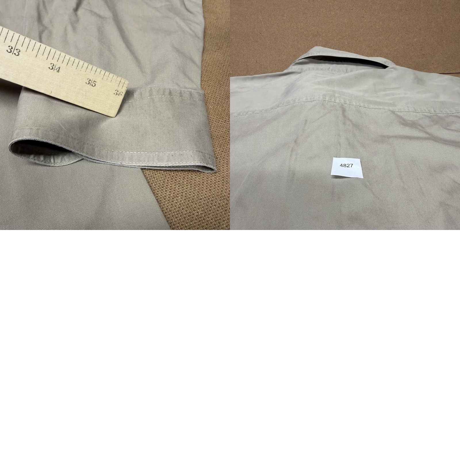 Peregrine K-State Jardine Shirt Mens 3XL Gray Peregrine Bay Button Front Cotton Casual Size US XXL / EU 58 / 5 - 9 Thumbnail