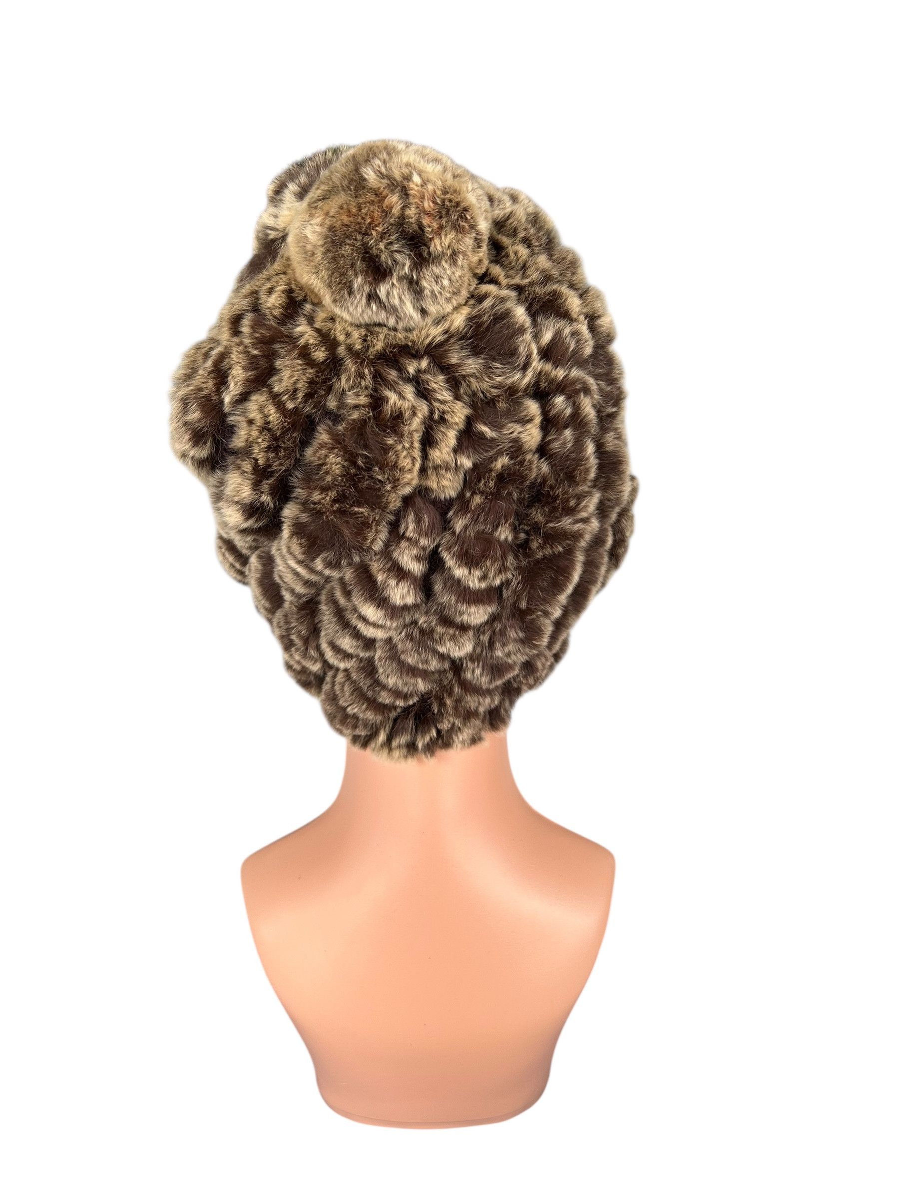 Japanese Brand × Kapital × Vintage Japanese Punk Bondage Style Fur Big Beanie Hats Rare Size ONE SIZE - 2 Thumbnail