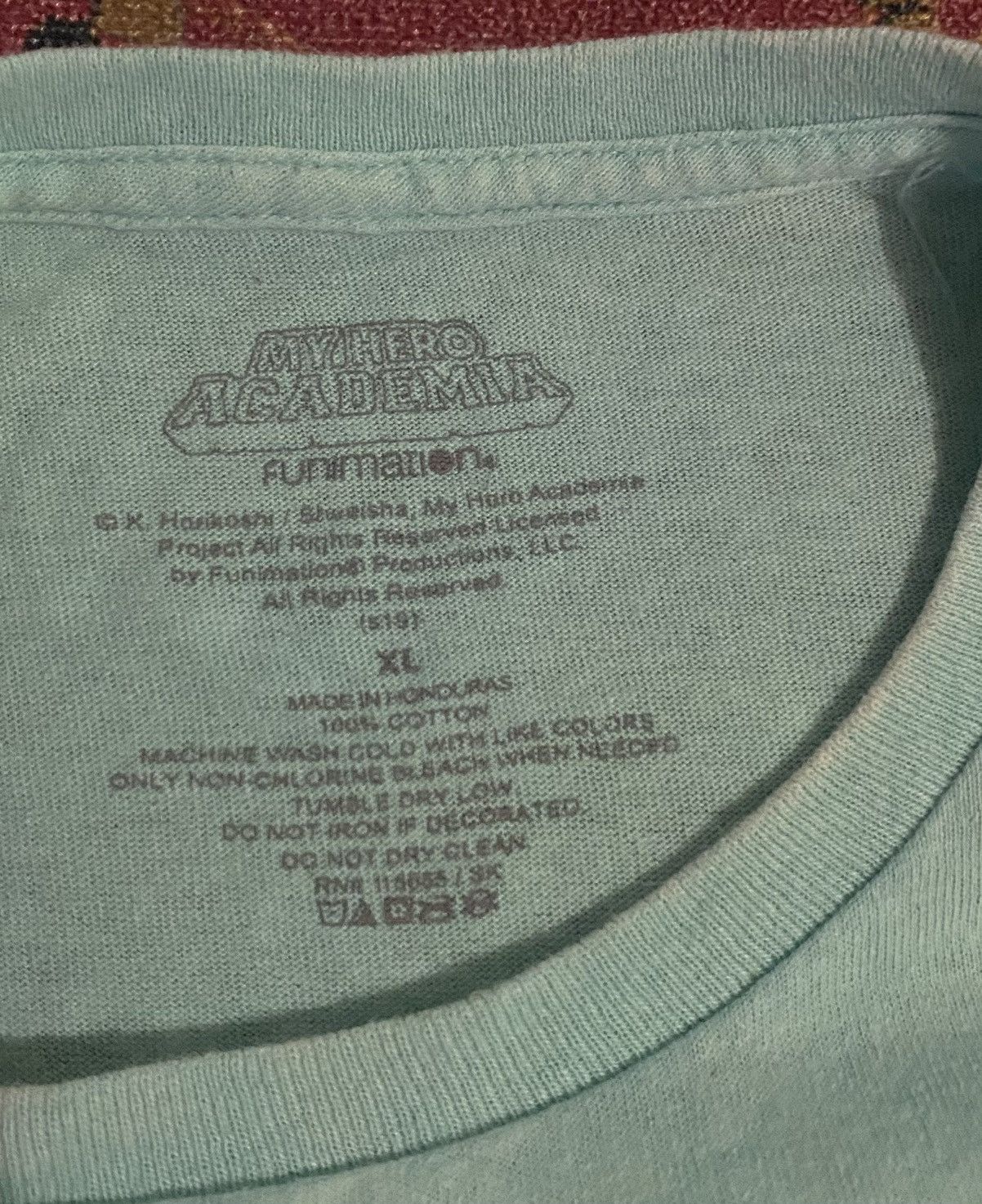 Anime Vintage Anima MY HERO ACADEMIA T Shirt Size US XL / EU 56 / 4 - 6 Thumbnail