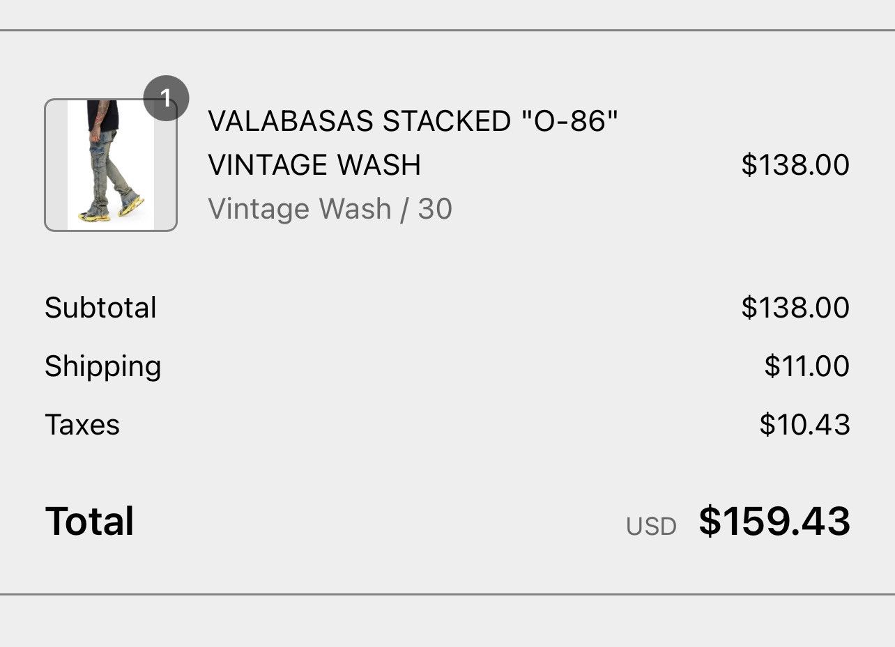 Valabasas Valabasas Stacked “086” Vintage Wash Grailed