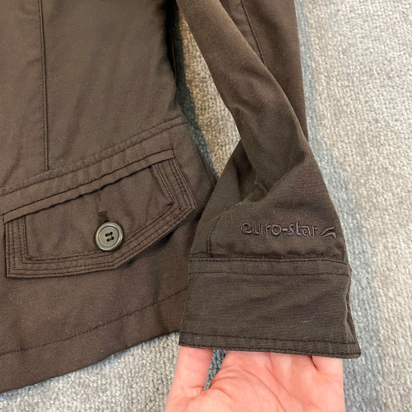 Vintage EURO-STAR Jacket Adult Small Brown EQUESTRIAN RIDING Coat Training Lightweight Womens Size S / US 4 / IT 40 - 7 Thumbnail