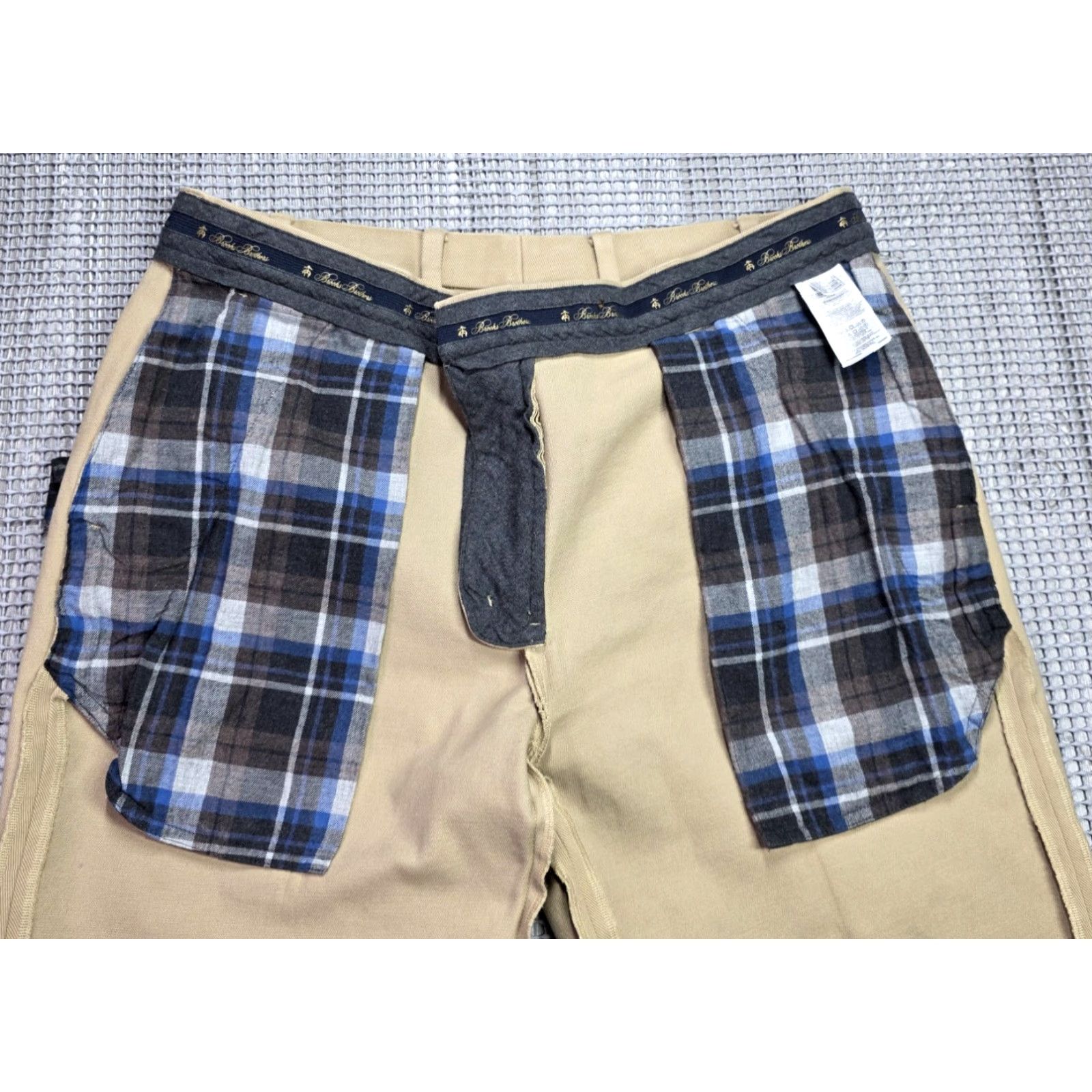 Brooks Brothers Brooks Brothers Clark Heavy Twill Beige Pants 36x30 Lined Thick Stretch Trousers Size US 36 / EU 52 - 6 Thumbnail