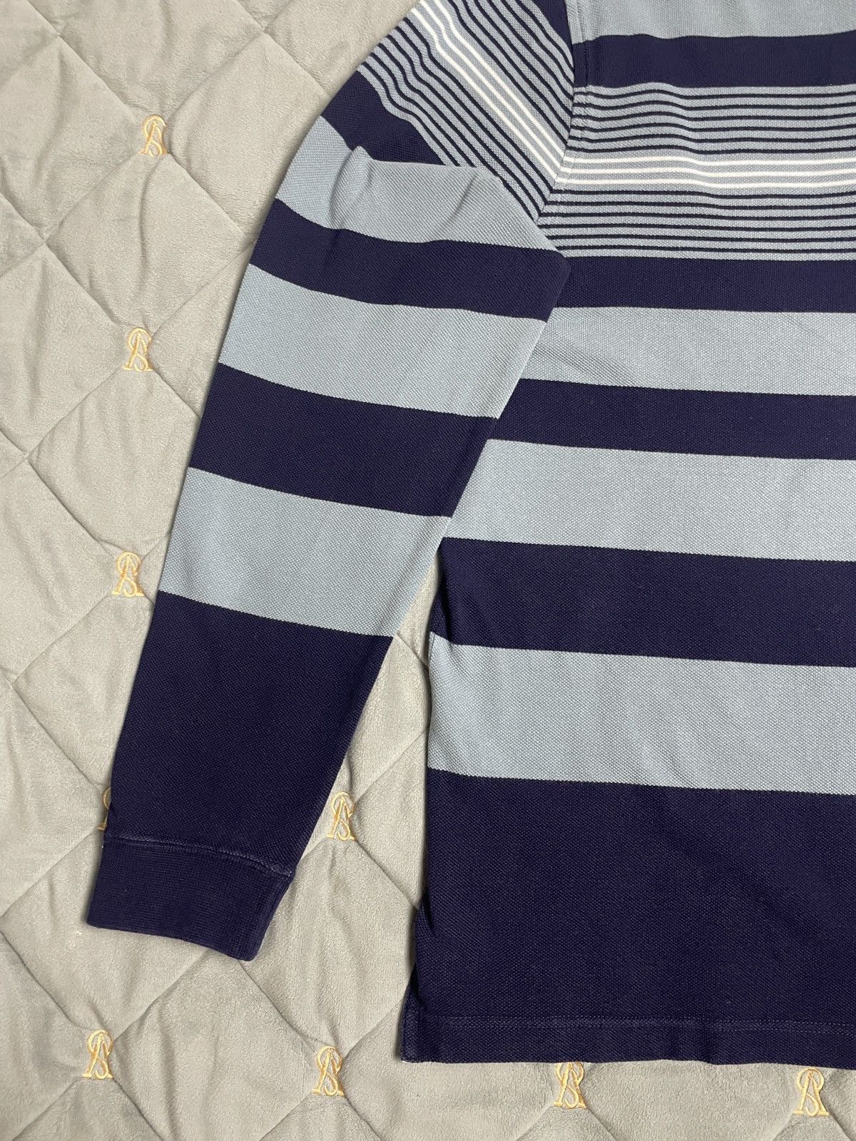 Lacoste × Vintage 🐊 Vintage Lacoste Pique Knit Long-Sleeve Shirt Size US L / EU 52-54 / 3 - 11 Thumbnail