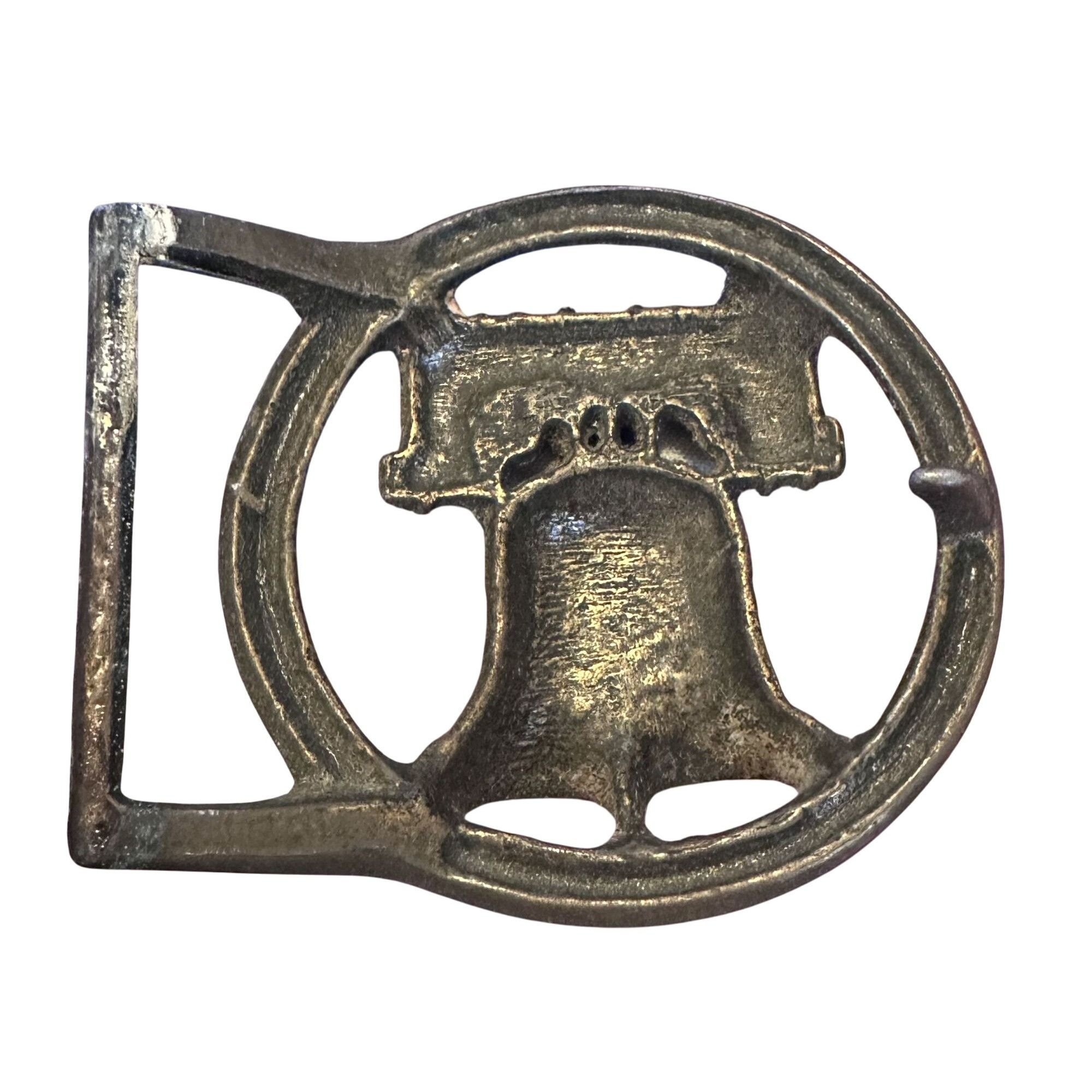 Vintage Vtg Belt Buckle Bicentennial Liberty Bell 1776 Solid Brass 1 Size ONE SIZE - 2 Thumbnail